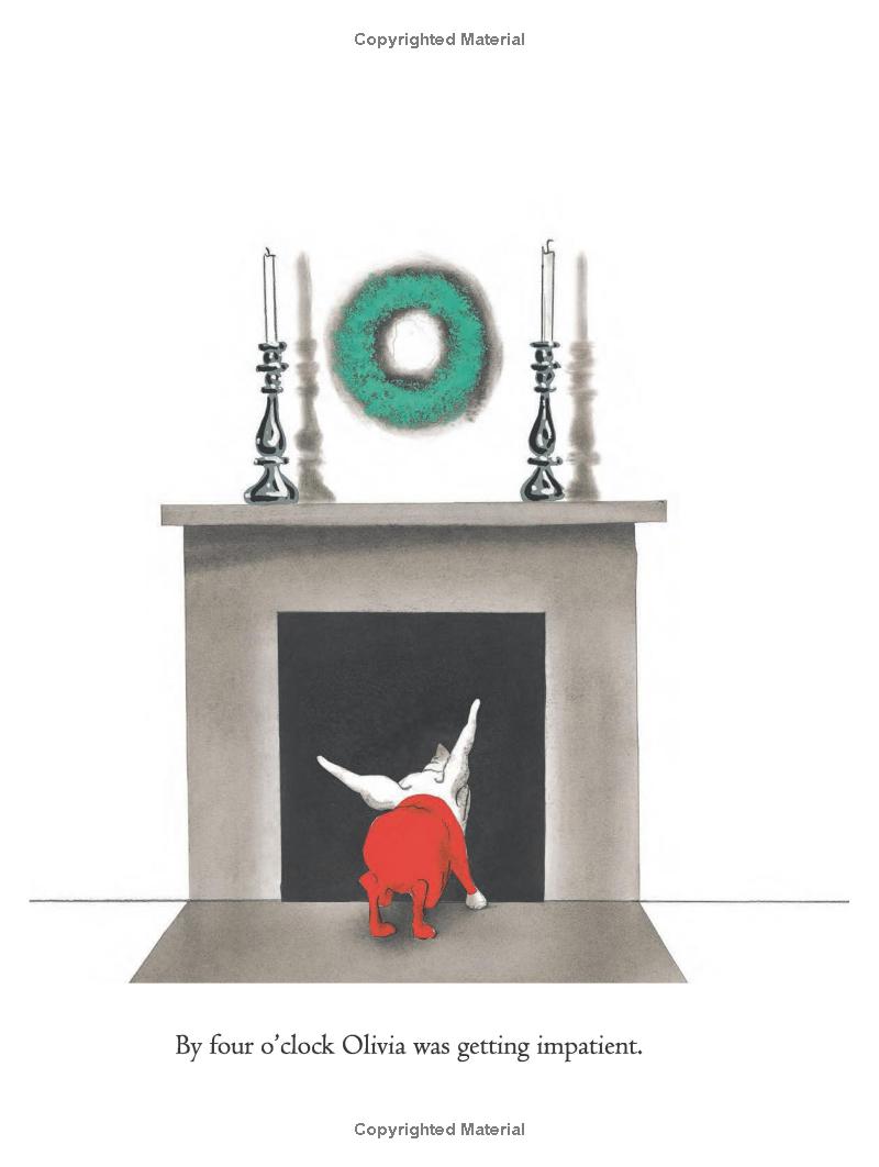 olivia helps with christmas