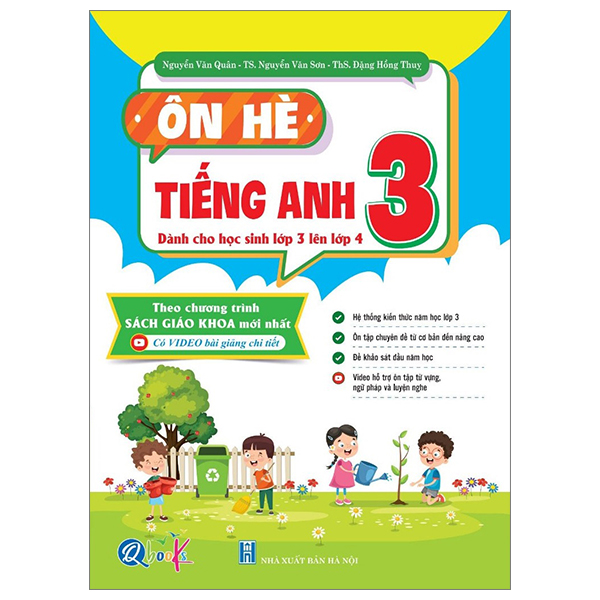 ôn hè tiếng anh 3 - dành cho học sinh lớp 3 lên lớp 4