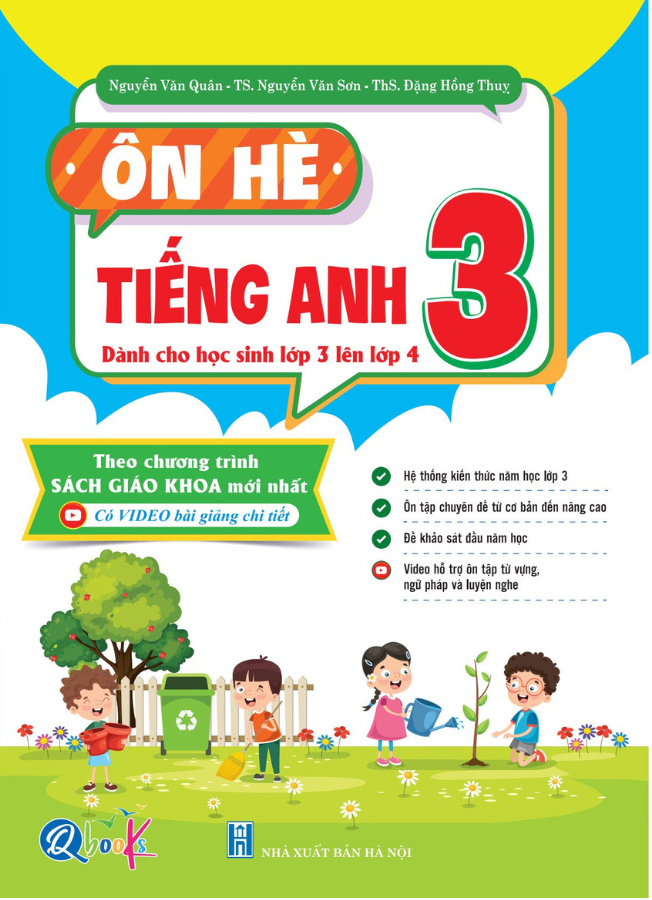 ôn hè tiếng anh 3 - dành cho học sinh lớp 3 lên lớp 4