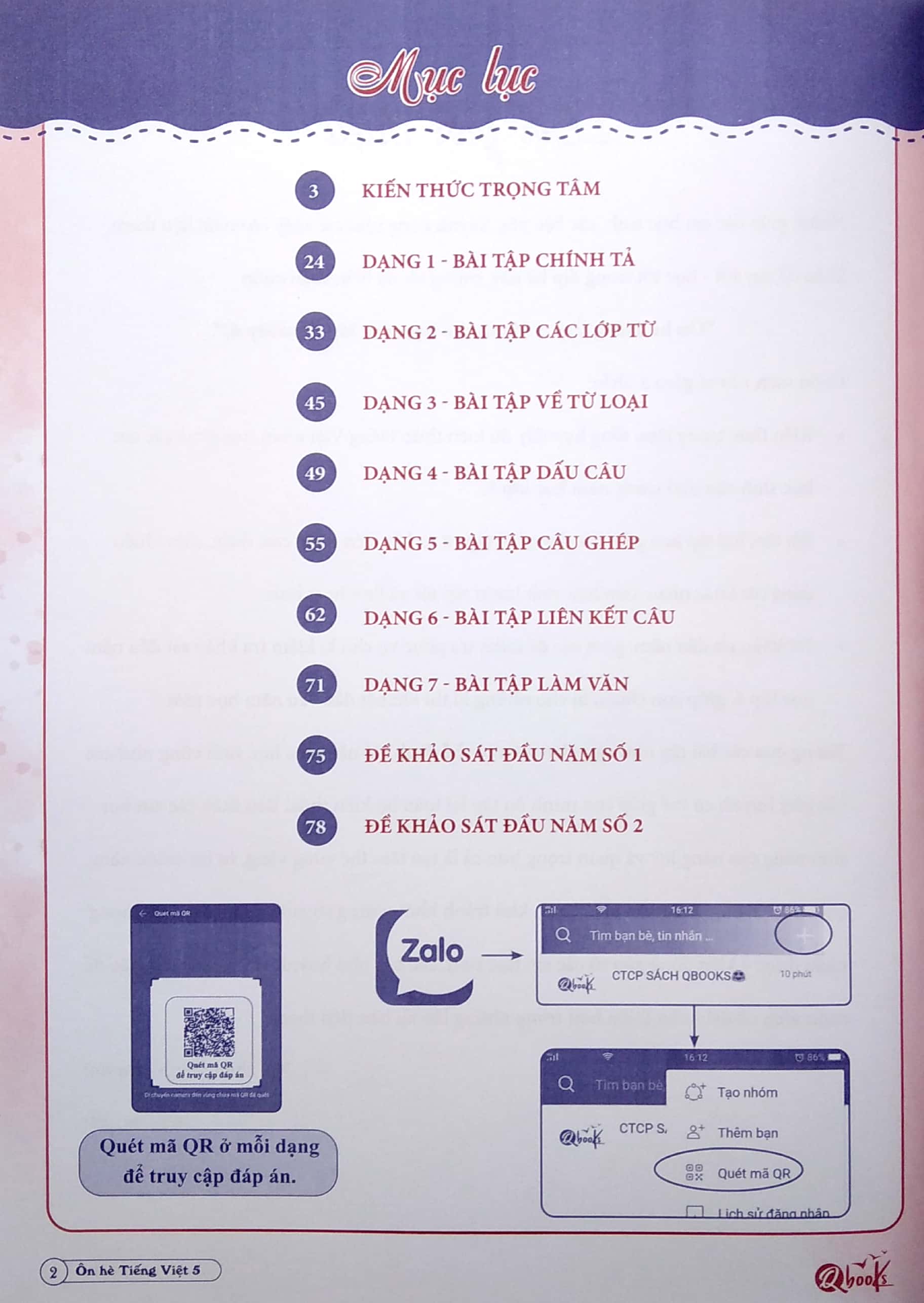 ôn hè tiếng việt 5 (dành cho học sinh lớp 5 lên lớp 6) (2022)