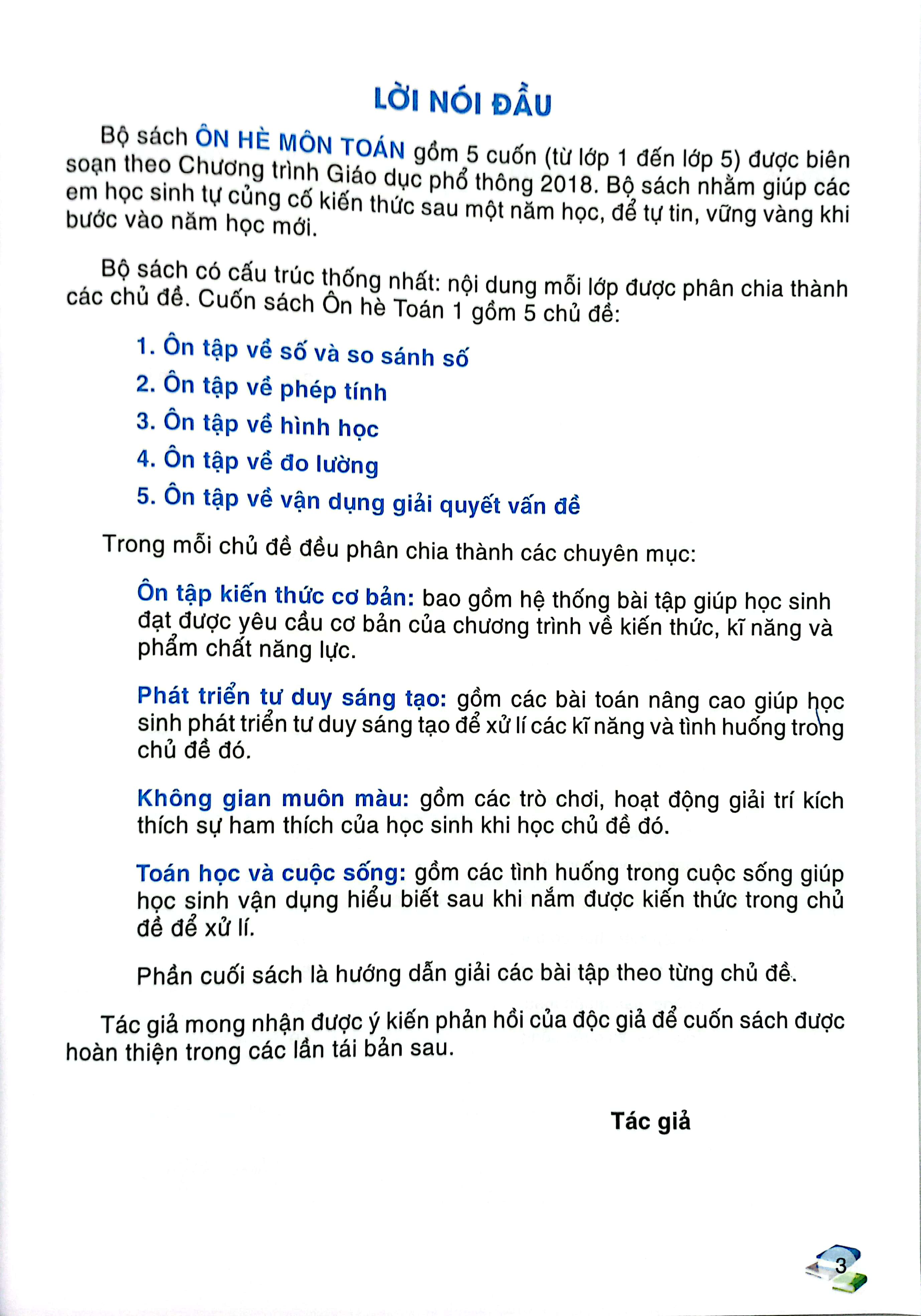 ôn hè toán 1 (biên soạn theo chương trình gdpt 2018)