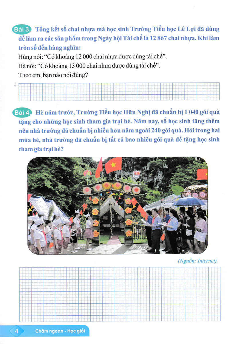 ôn hè toán 3 (kết nối) (biên soạn theo chương trình giáo dục phổ thông mới)