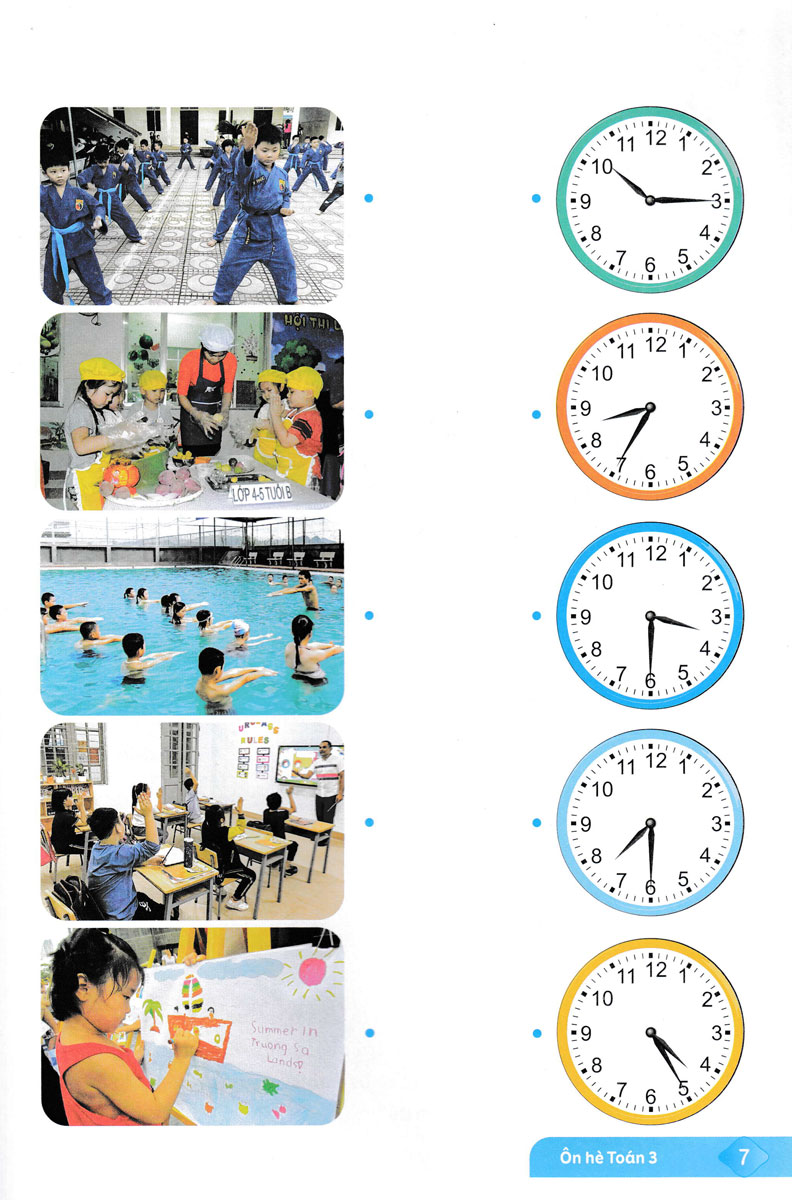 ôn hè toán 3 (kết nối) (biên soạn theo chương trình giáo dục phổ thông mới)