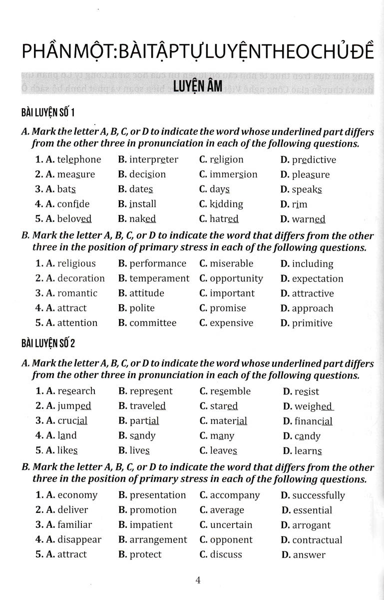 ôn luyện thi tốt nghiệp thpt năm 2024 - môn tiếng anh