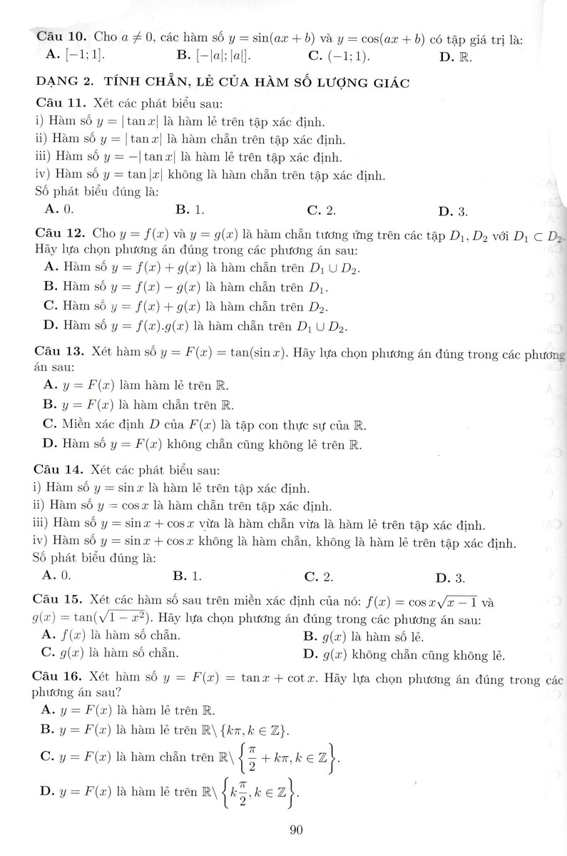 ôn luyện thi tốt nghiệp thpt năm 2024 - môn toán