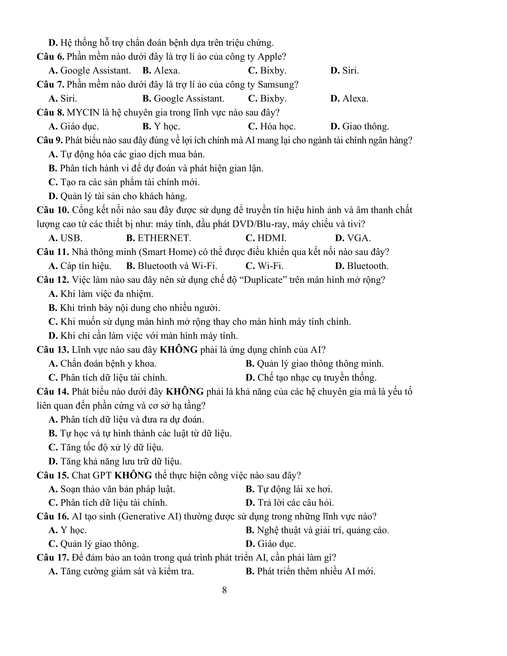 Ôn Luyện Thi Tốt Nghiệp THPT Theo Chương Trình GDPT Mới - Môn Tin Học