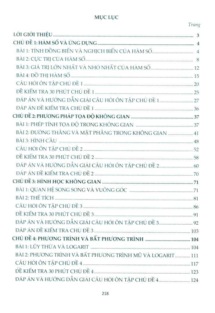 ôn luyện thi tốt nghiệp thpt từ năm 2025 môn toán (theo chương trình gdpt mới)