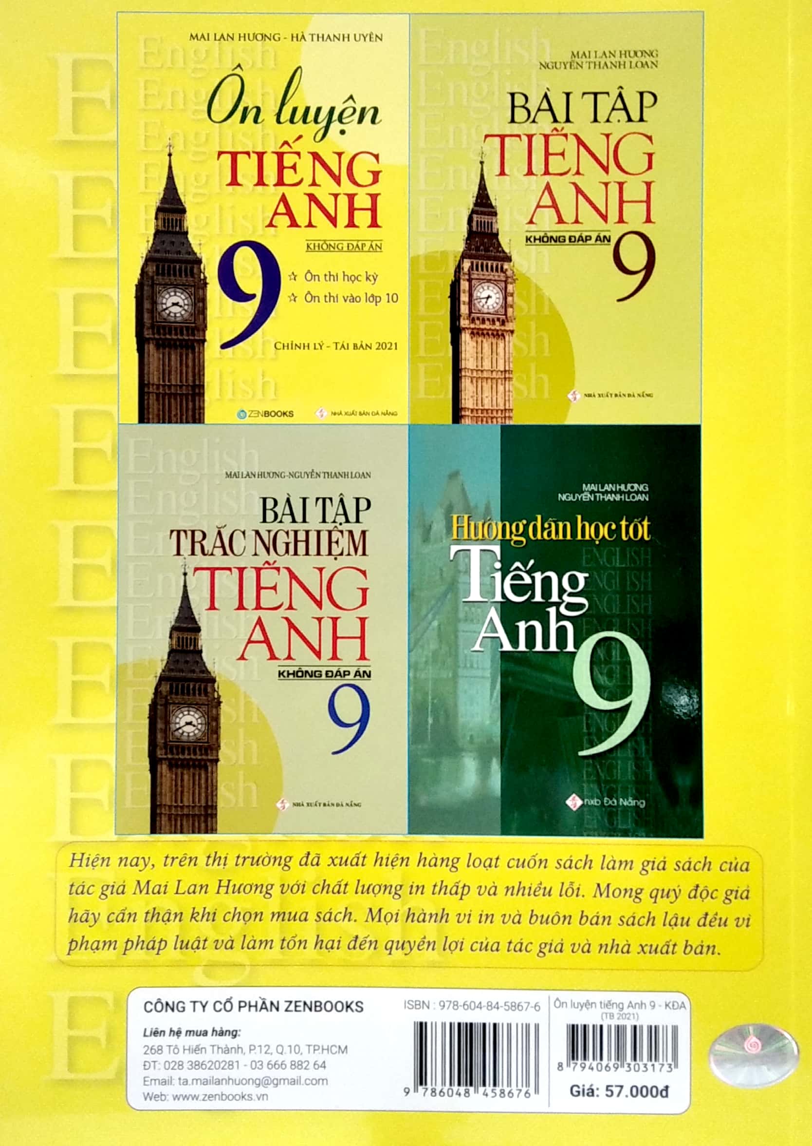 ôn luyện tiếng anh lớp 9 - không đáp án (tái bản 2021)