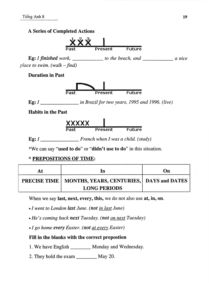 ôn luyện tiếng anh theo hướng ứng dụng thực tế - lớp 8