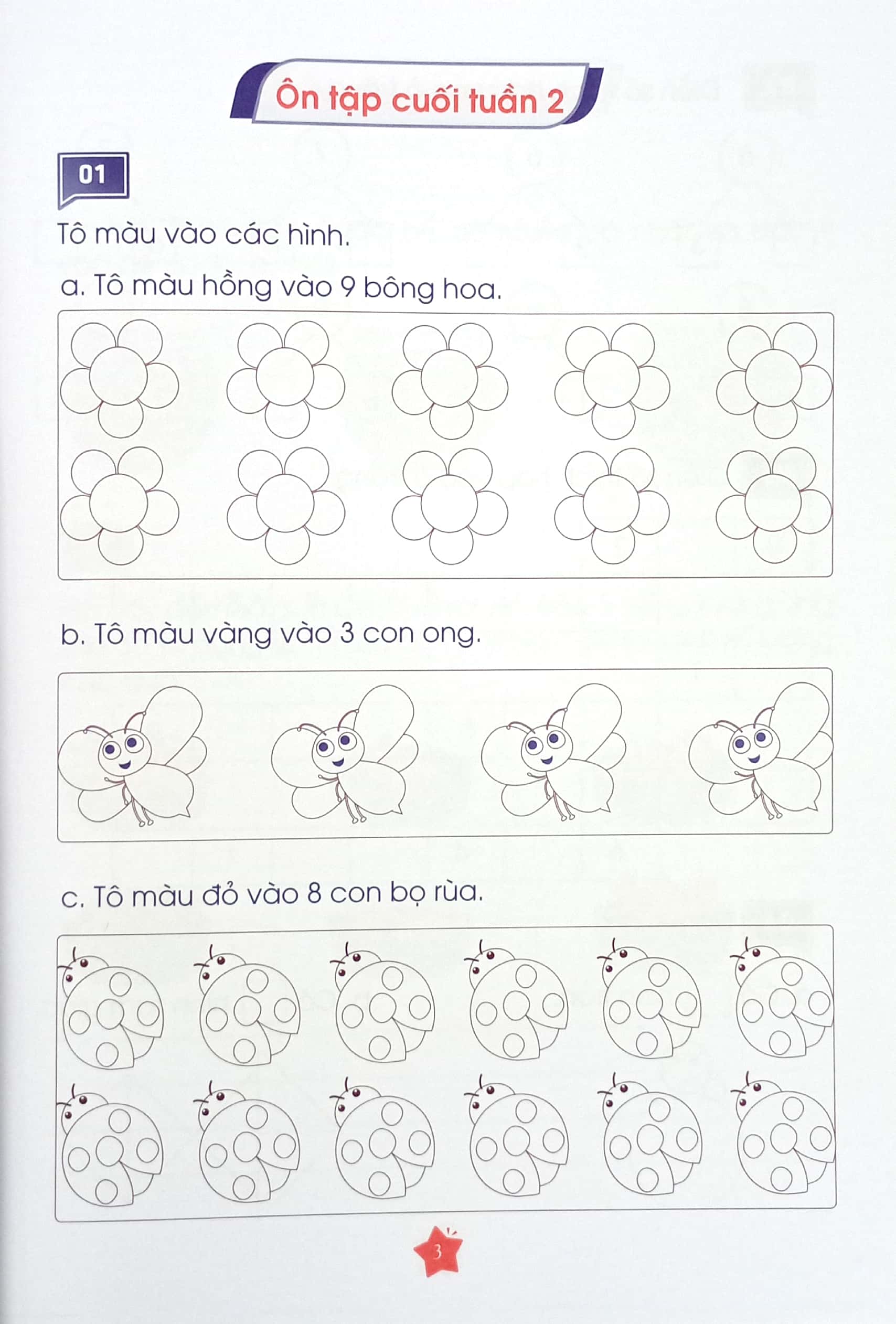 ôn tập cuối tuần toán 1