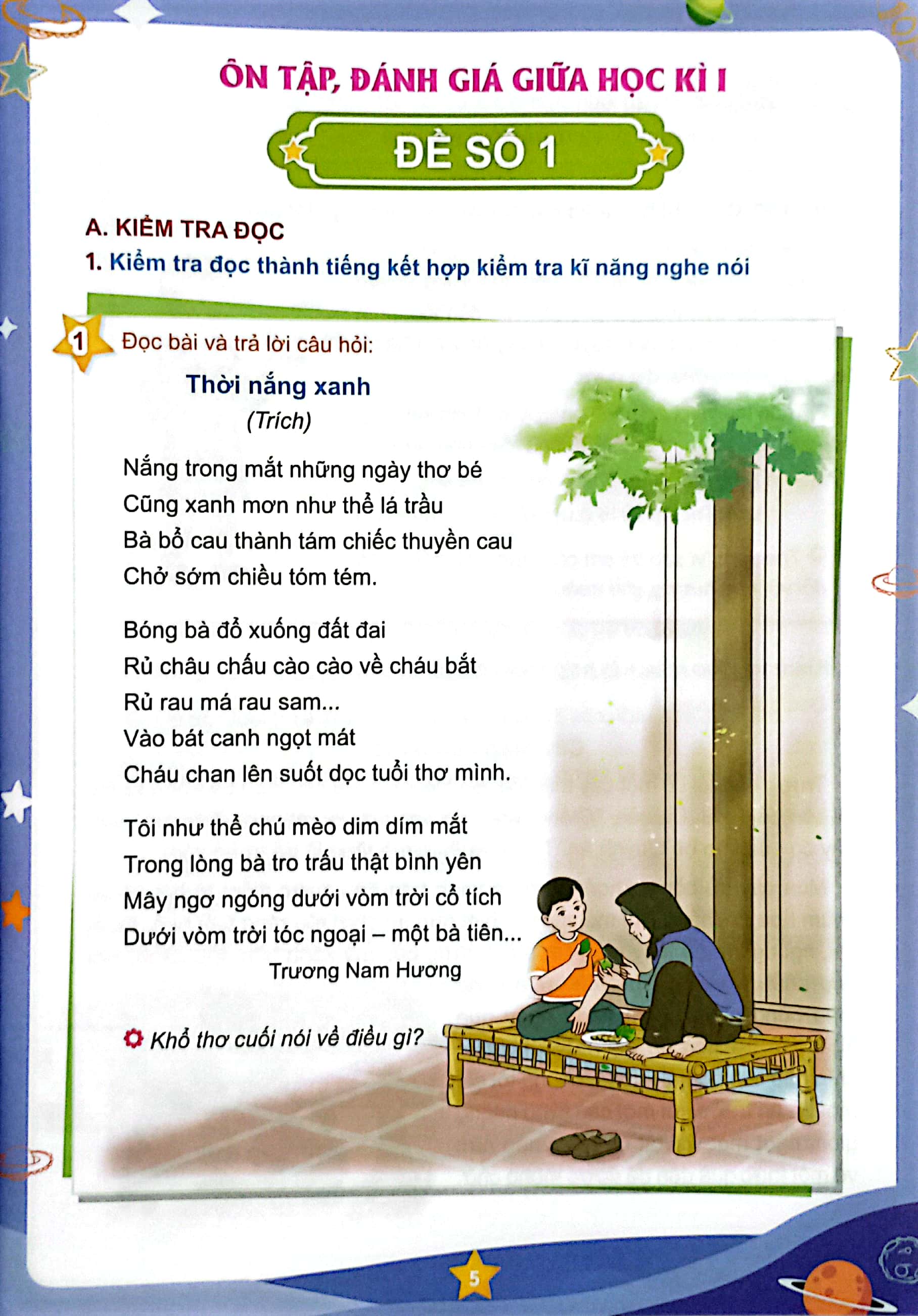 ôn tập, đánh giá định kì môn tiếng việt lớp 5 - tập 1 (chân trời) (chuẩn)
