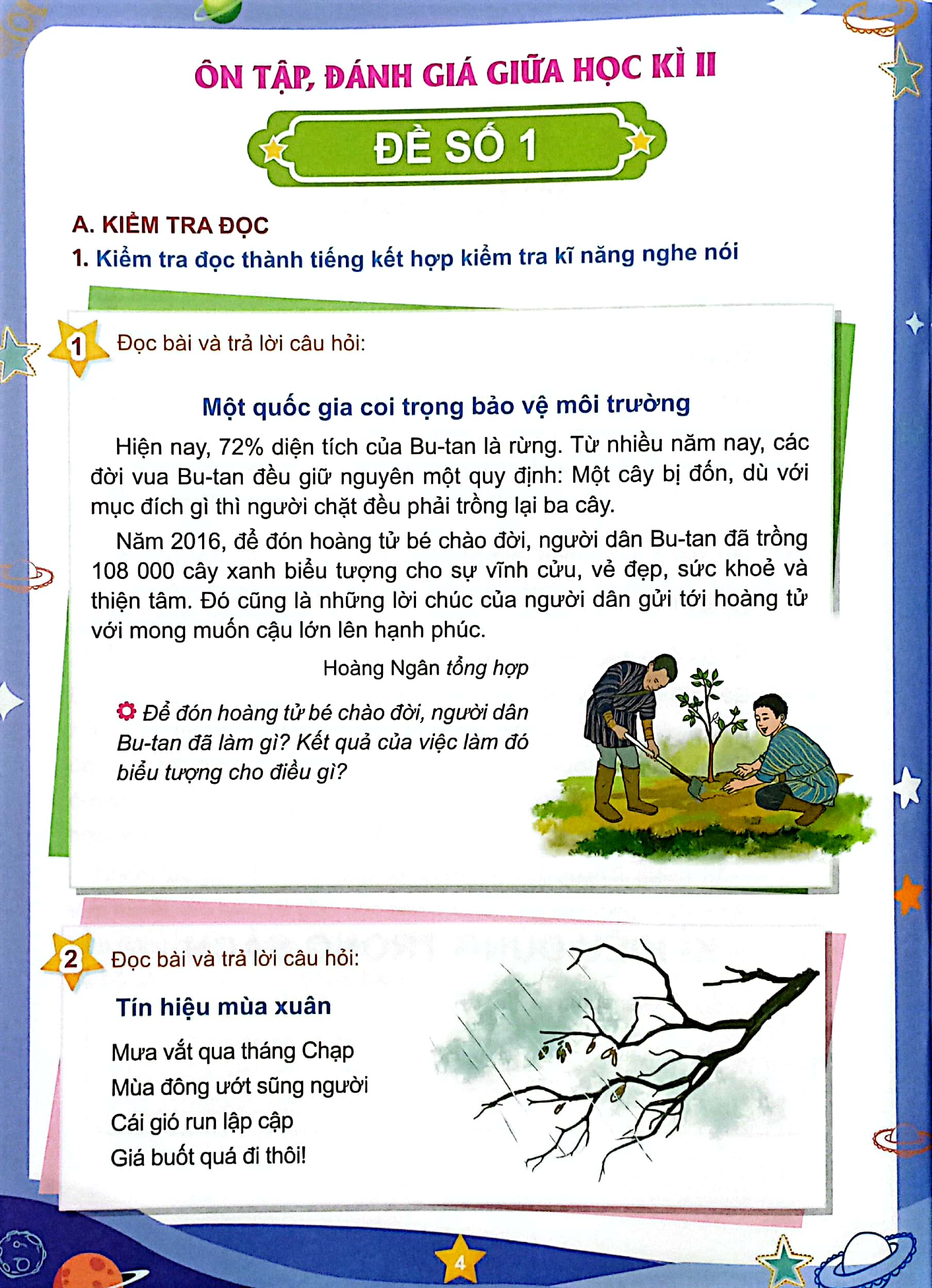 ôn tập, đánh giá định kì môn tiếng việt lớp 5 - tập 2 (chân trời) (chuẩn)