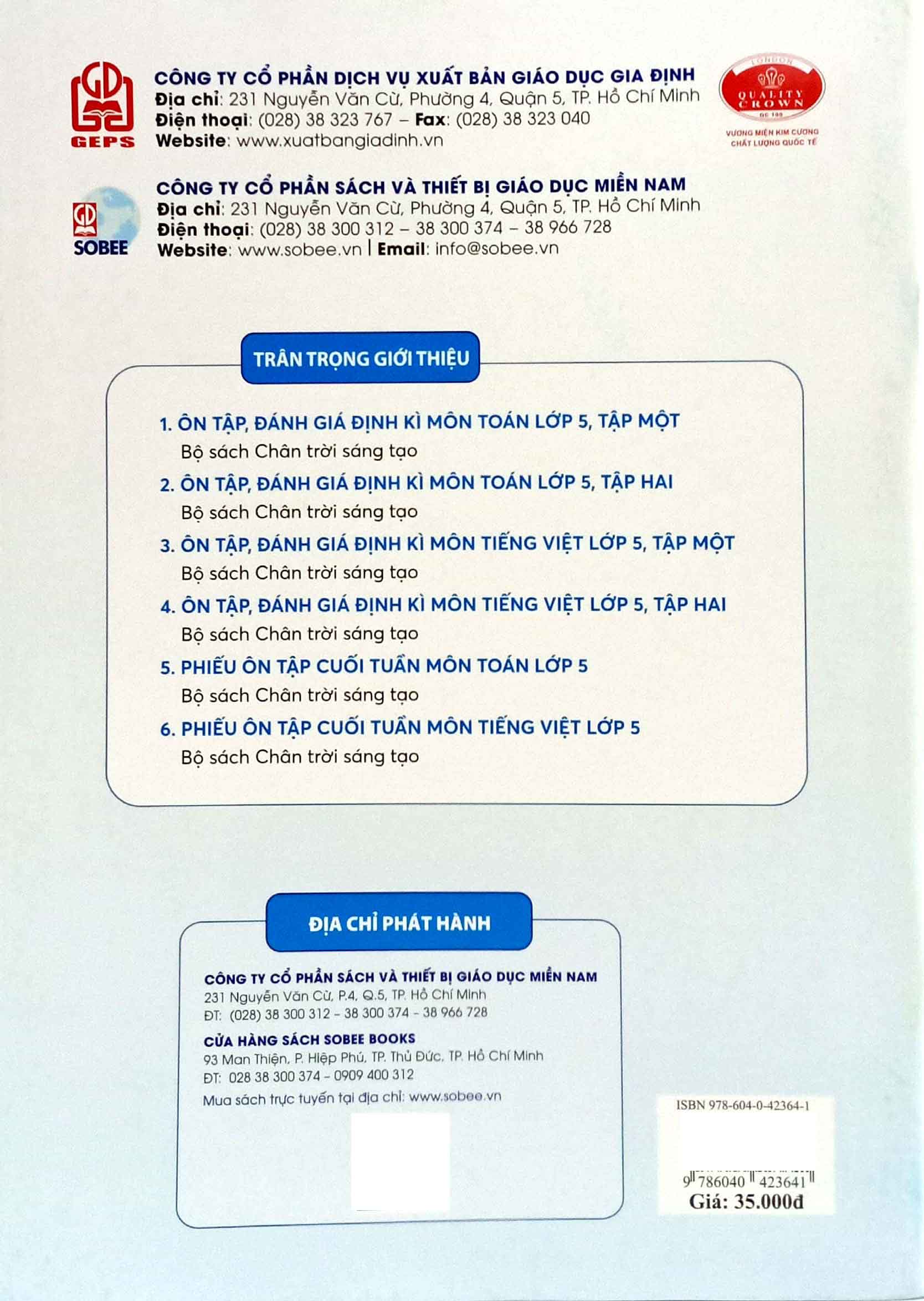 ôn tập, đánh giá định kì môn toán lớp 5 - tập 1 (chân trời) (chuẩn)