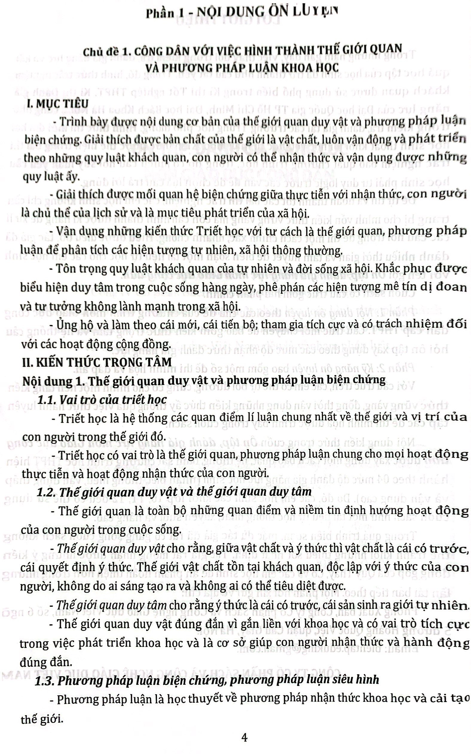 ôn tập đánh giá năng lực môn giáo dục công dân