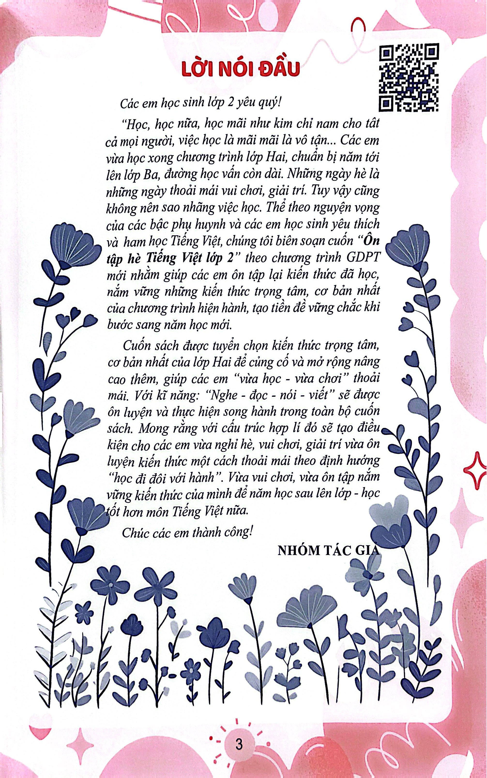 On Tap He Tieng Viet 2 Va Lam Quen Voi Chuong Trinh Co Ban Tieng Viet 3