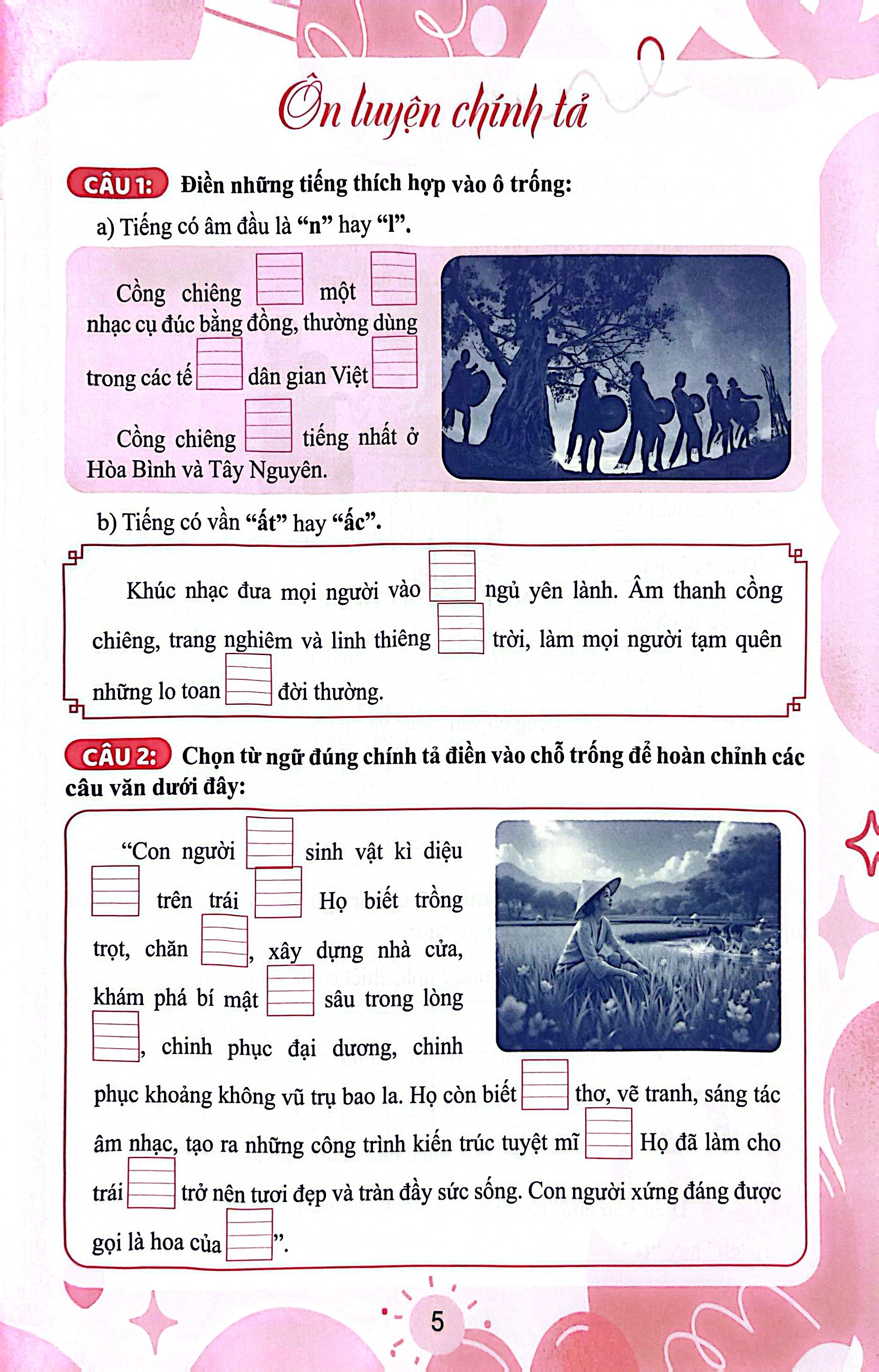 On Tap He Tieng Viet 4 Va Lam Quen Voi Chuong Trinh Co Ban Tieng Viet 5