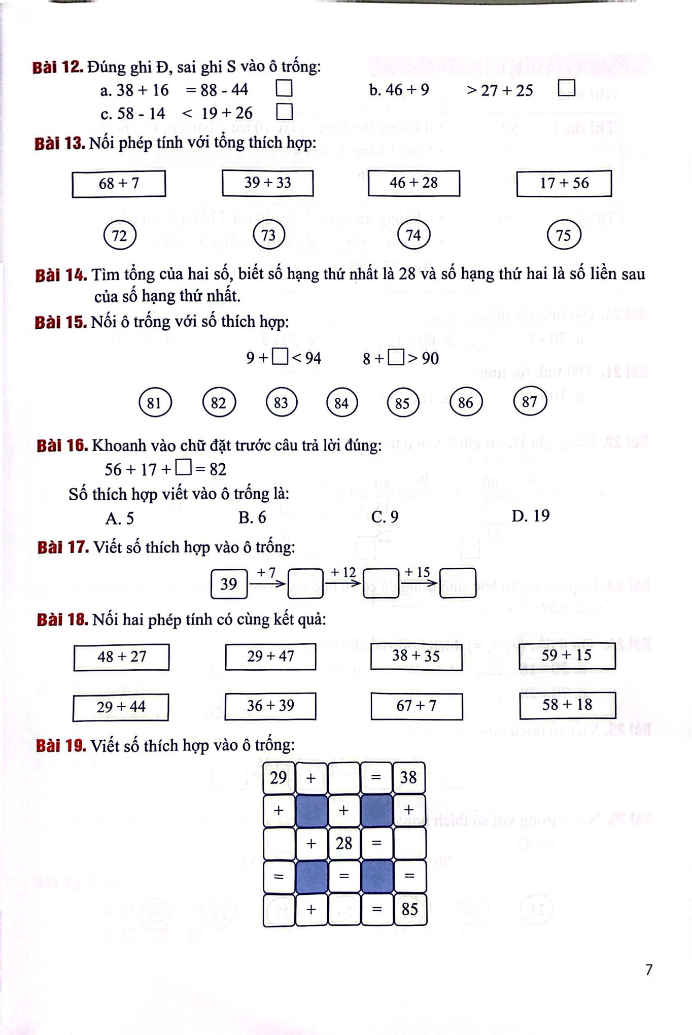 On Tap He Toan 2 Va Lam Quen Voi Chuong Trinh Co Ban Toan 3