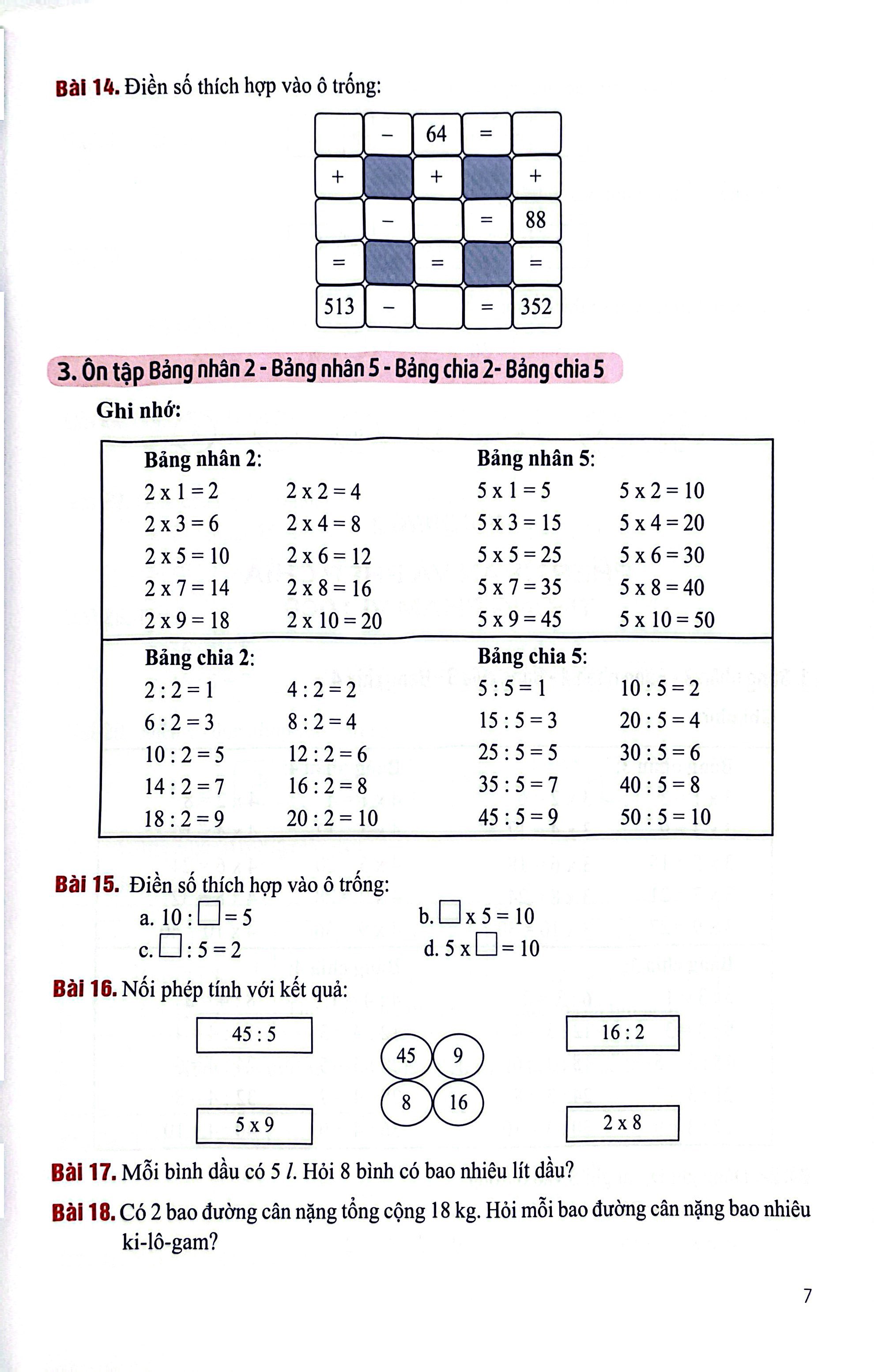 On Tap He Toan 3 Va Lam Quen Voi Chuong Trinh Co Ban Toan 4