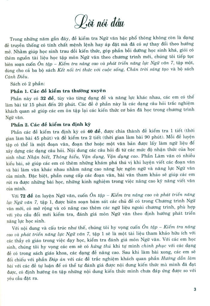 ôn tập-kiểm tra nâng cao và phát triển năng lực ngữ văn 7 - tập 1
