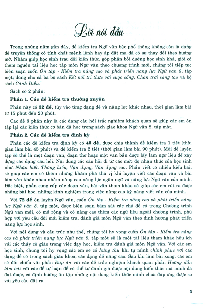 ôn tập-kiểm tra nâng cao và phát triển năng lực ngữ văn 8 - tập 1