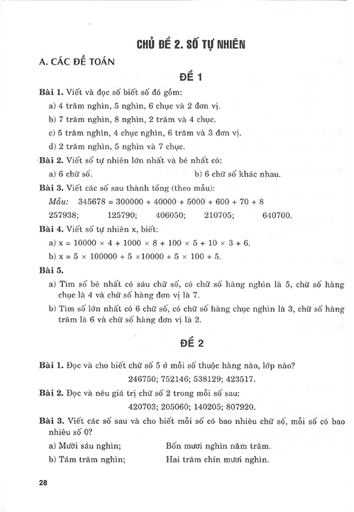 ôn tập-kiểm tra nâng cao và phát triển năng lực toán 4