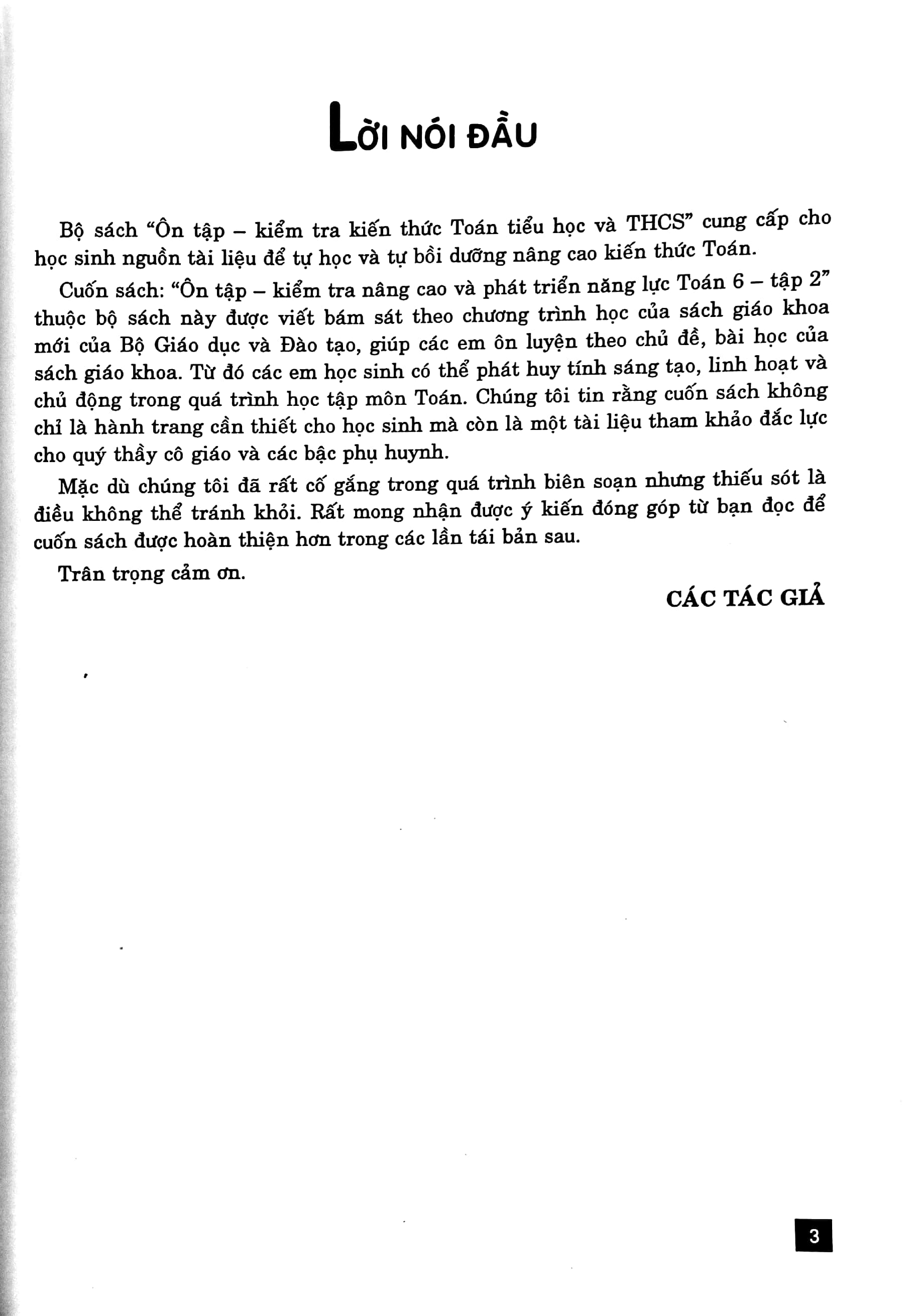 ôn tập-kiểm tra nâng cao và phát triển năng lực toán 6 - tập 2