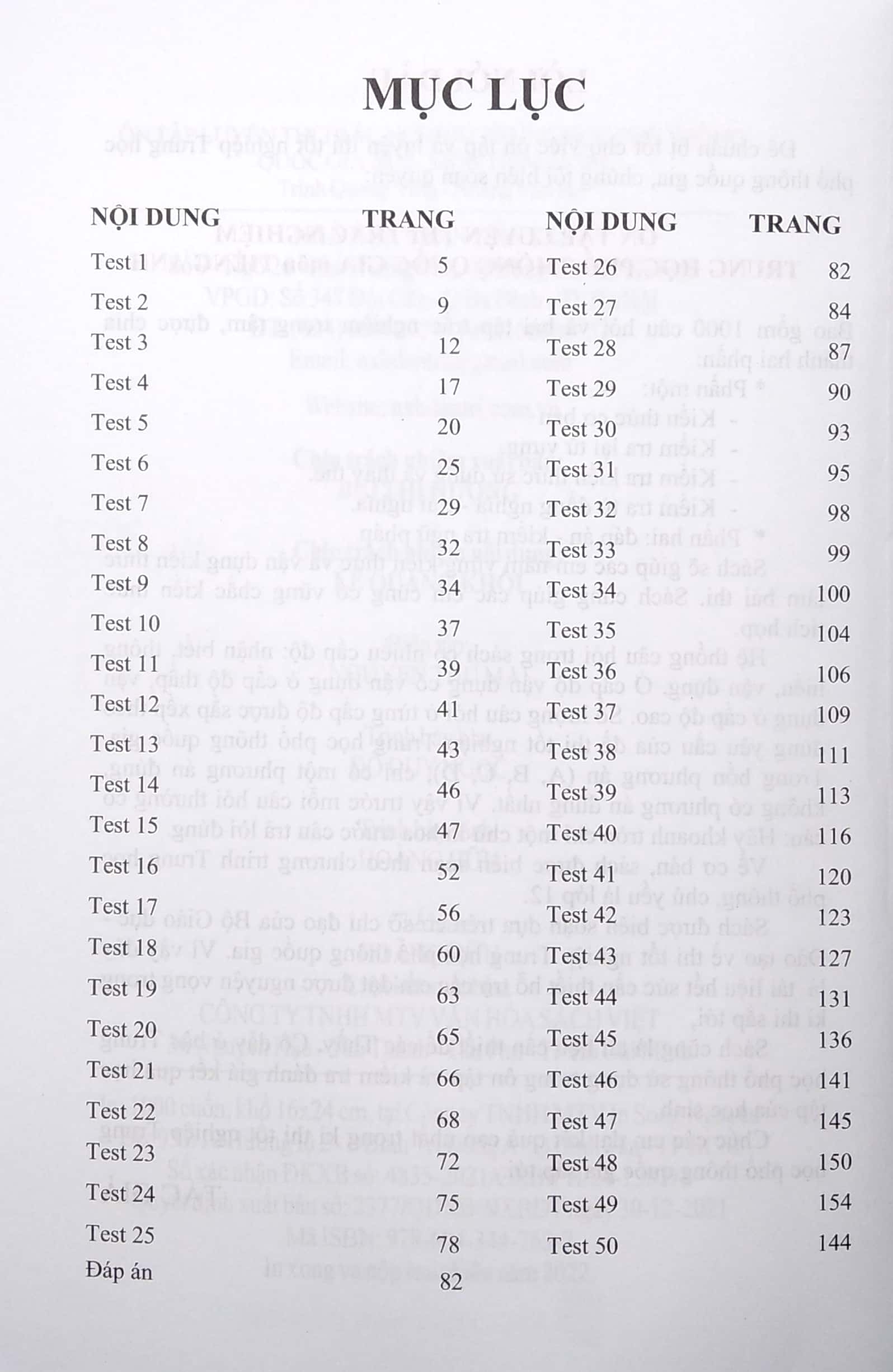 ôn tập luyện thi tốt nghiệp thpt quốc gia 2022 - môn tiếng anh