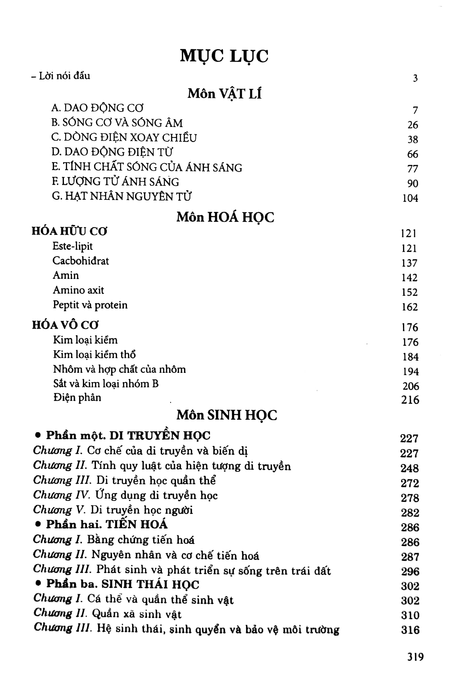 ôn tập luyện thi trắc nghiệm luyện thi thpt quốc gia 2020 - khoa học tự nhiên (vật lí - hóa học - sinh học)