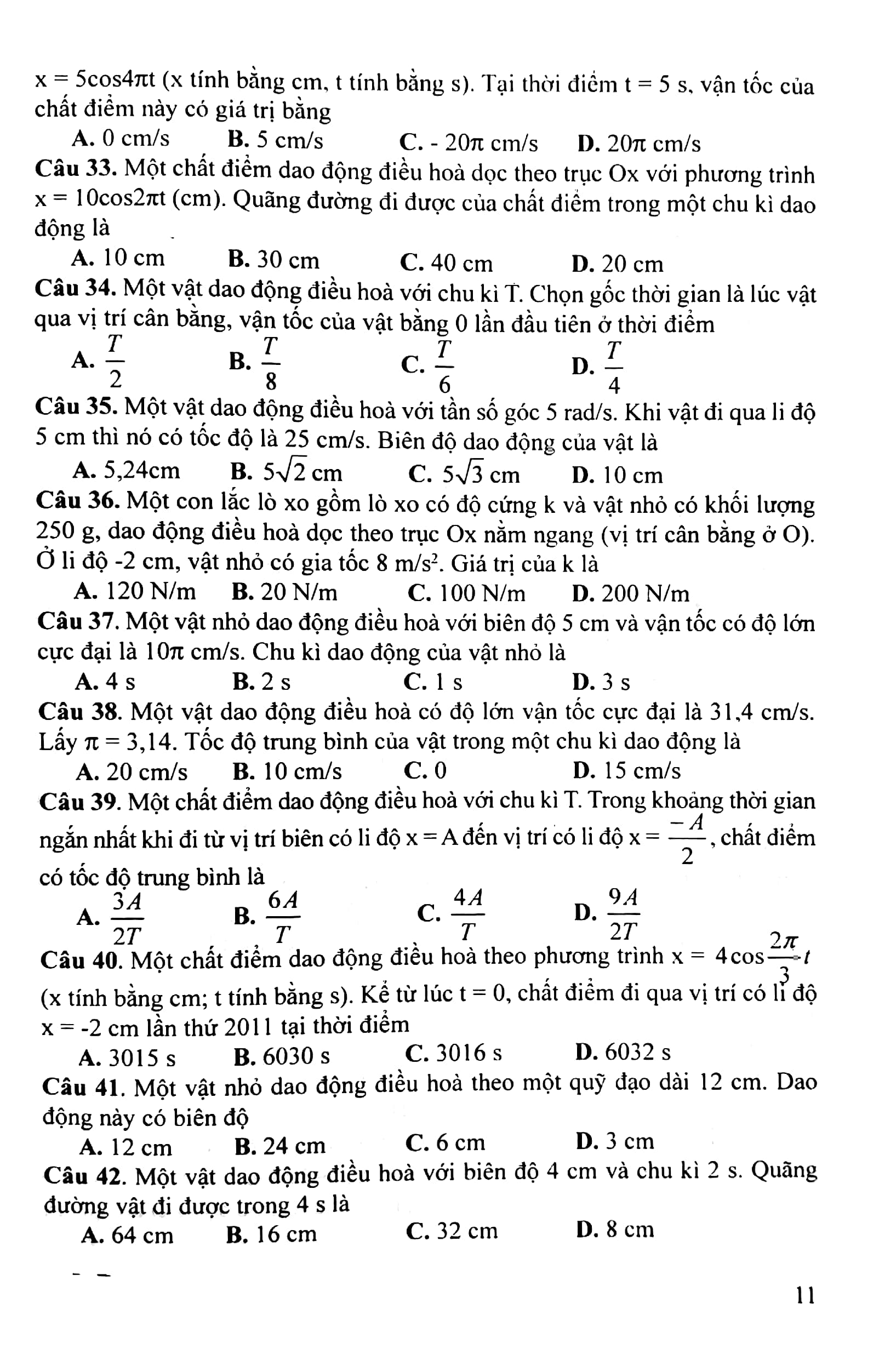 ôn tập luyện thi trắc nghiệm luyện thi thpt quốc gia 2020 - khoa học tự nhiên (vật lí - hóa học - sinh học)