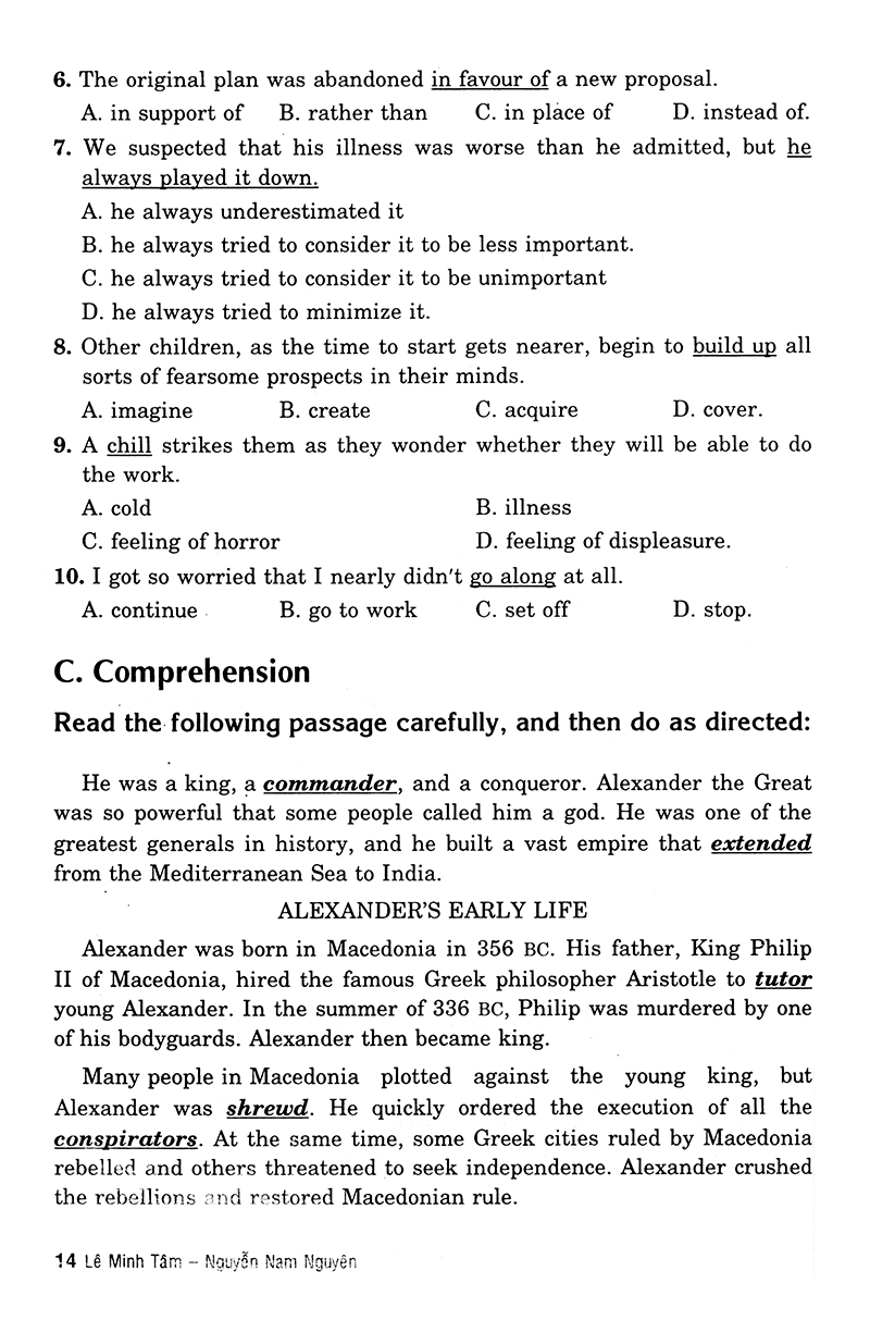 ôn tập luyện thi trắc nghiệm thpt quốc gia 2019 - môn tiếng anh