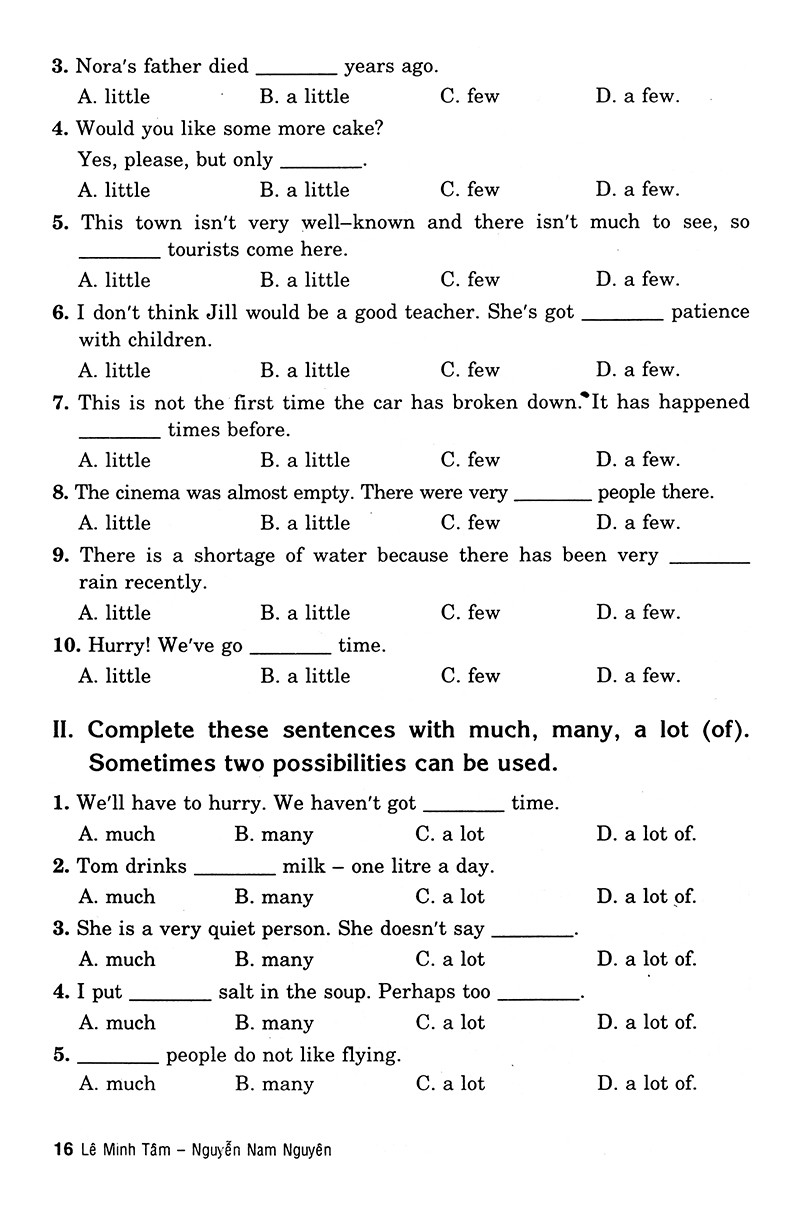 ôn tập luyện thi trắc nghiệm thpt quốc gia 2019 - môn tiếng anh
