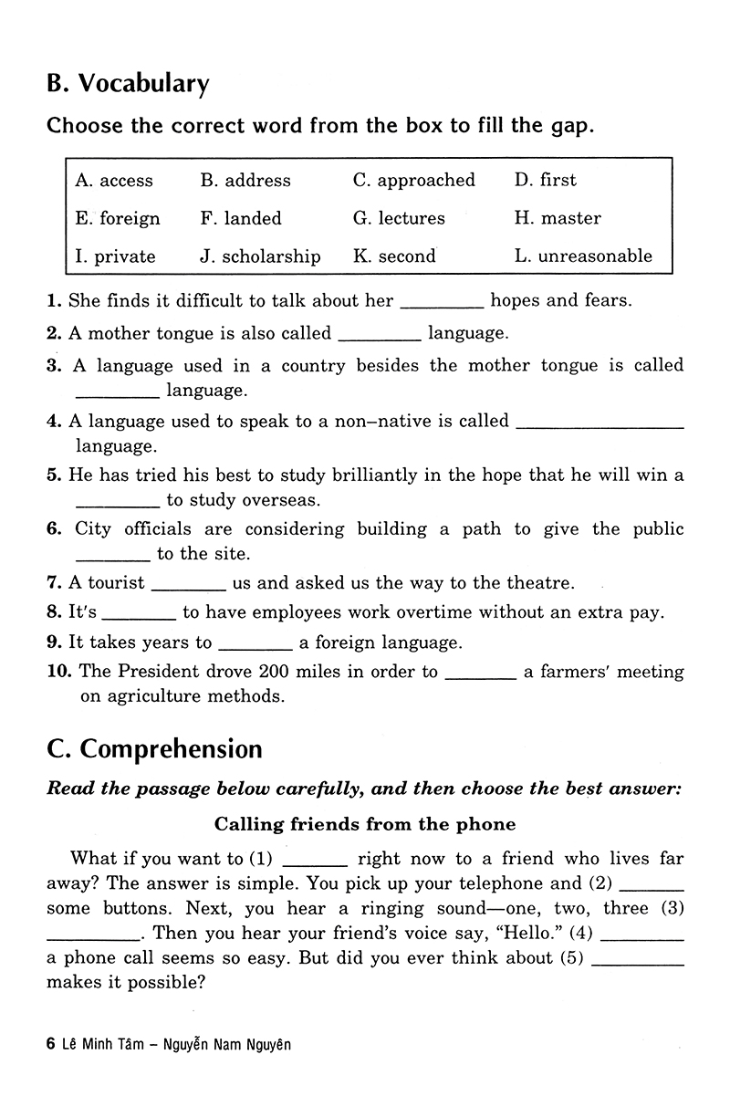 ôn tập luyện thi trắc nghiệm thpt quốc gia 2019 - môn tiếng anh