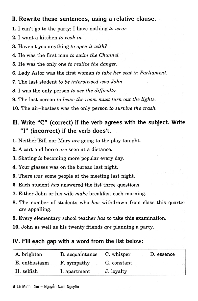 ôn tập luyện thi trắc nghiệm thpt quốc gia 2019 - môn tiếng anh