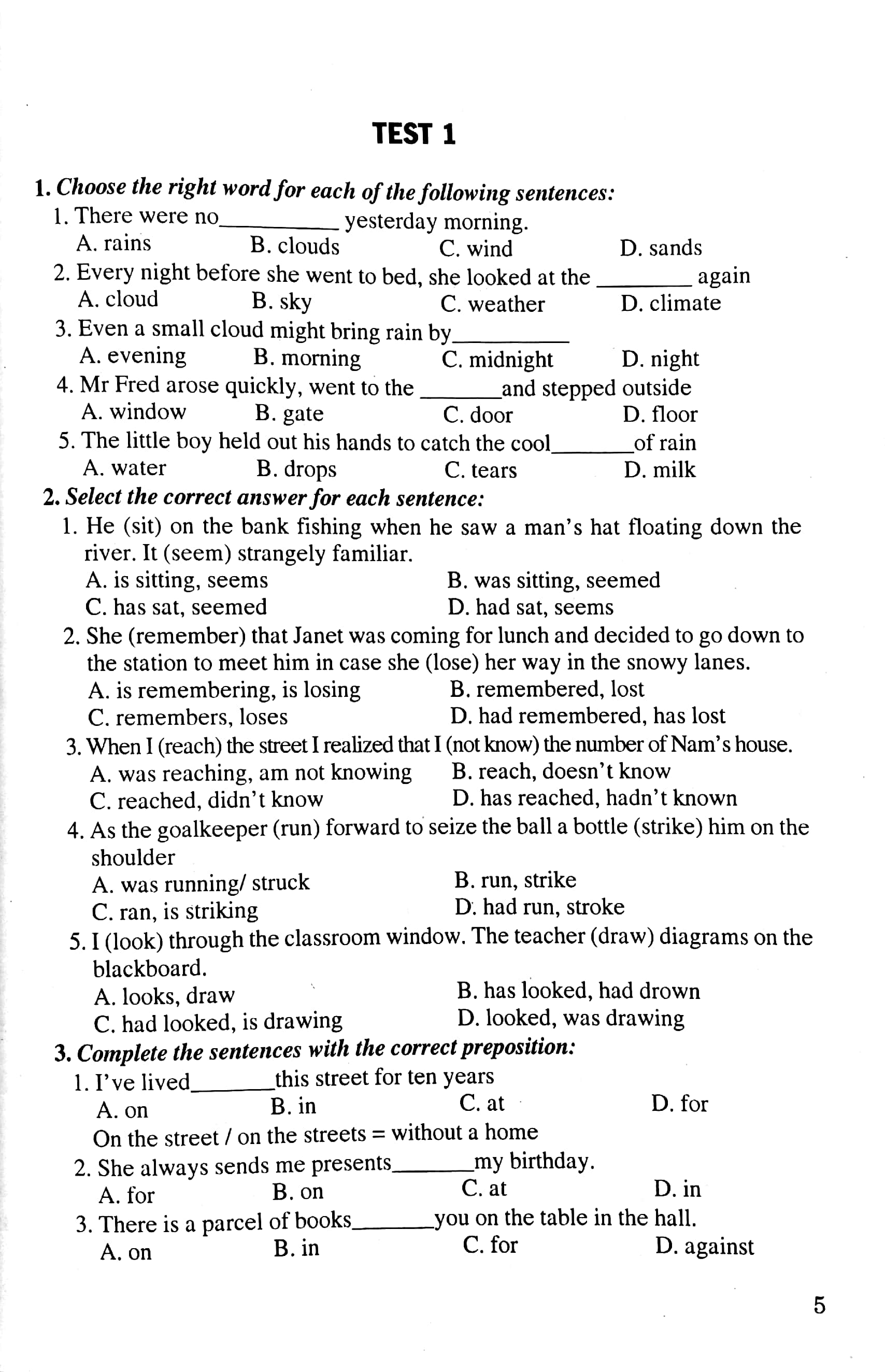 ôn tập luyện thi trắc nghiệm thpt quốc gia 2020 - môn tiếng anh