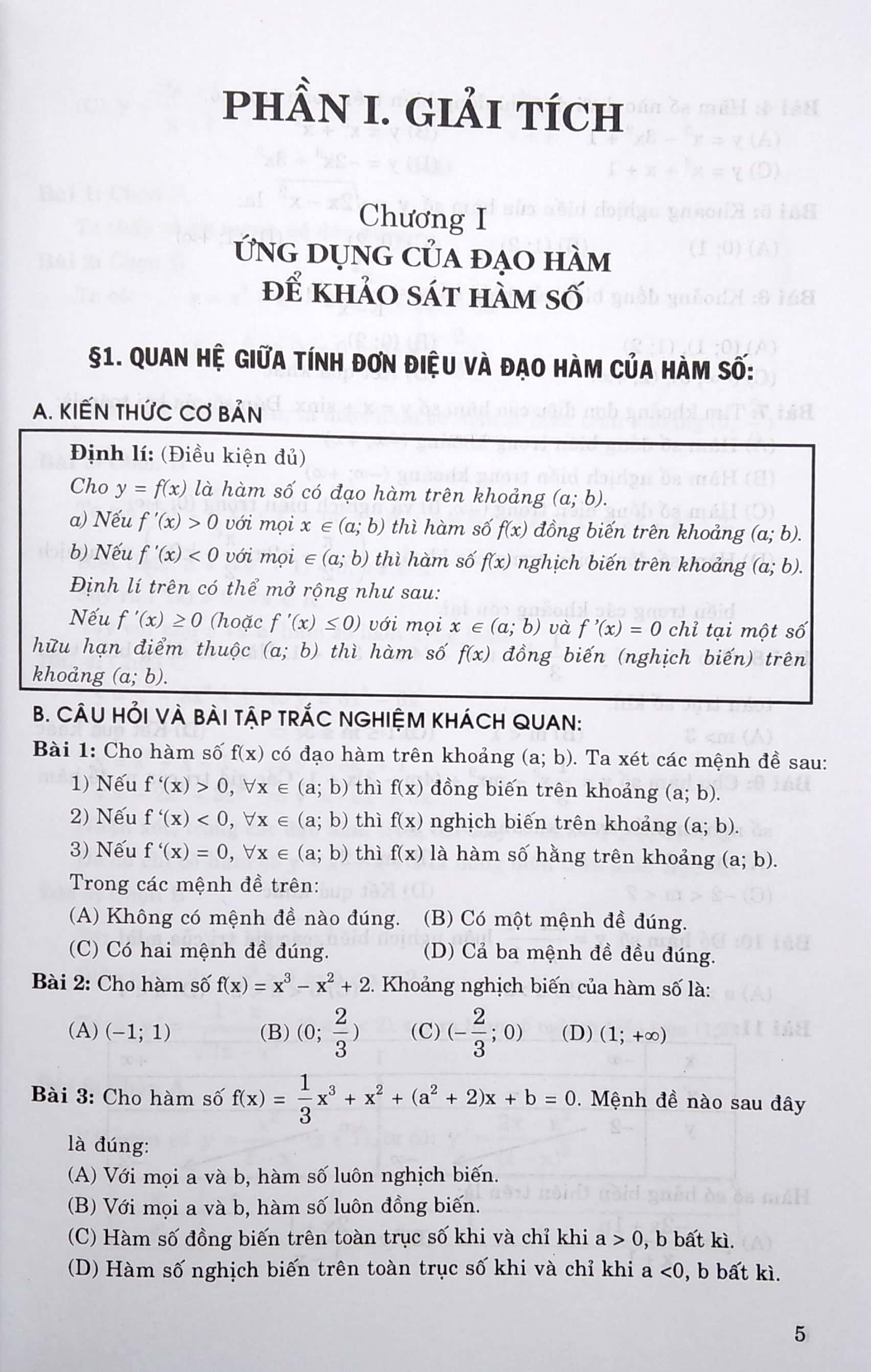 ôn tập luyện thi trắc nghiệm - thpt quốc gia 2022 - môn toán