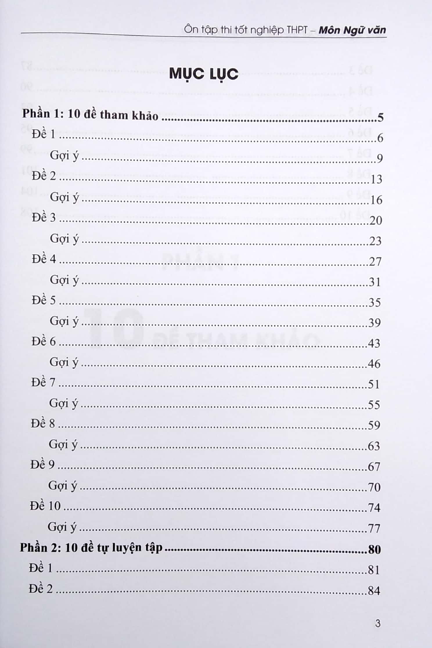 ôn tập thi tốt nghiệp thpt - môn ngữ văn