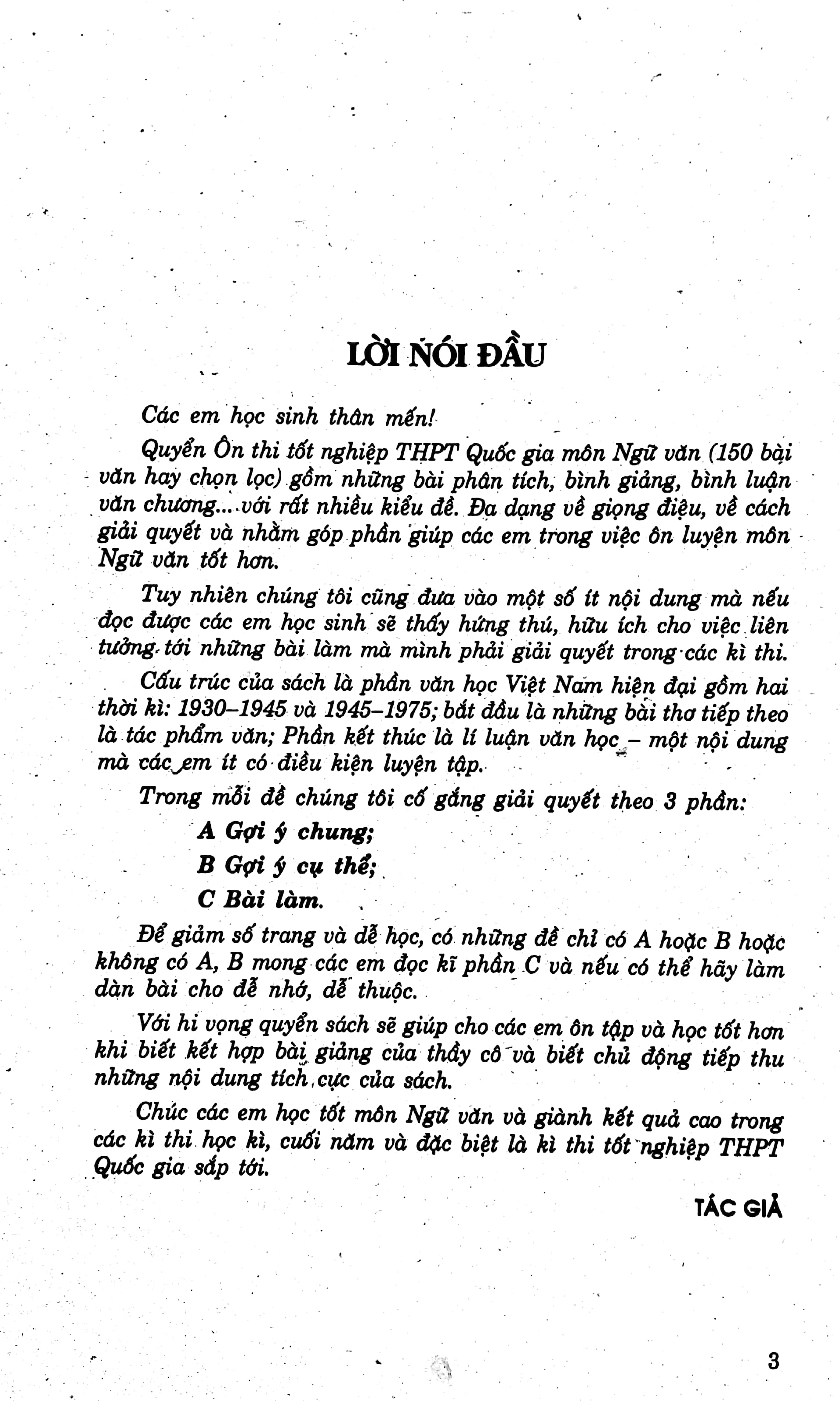 ôn tập thi tốt nghiệp trung học phổ thông quốc gia môn ngữ văn - 150 bài văn hay chọn lọc
