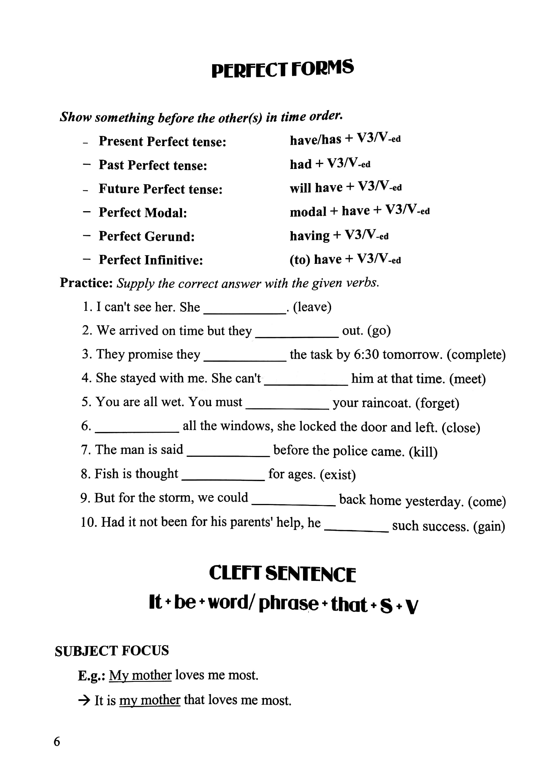 ôn tập và luyện thi vào lớp 10 và lớp chuyên môn tiếng anh