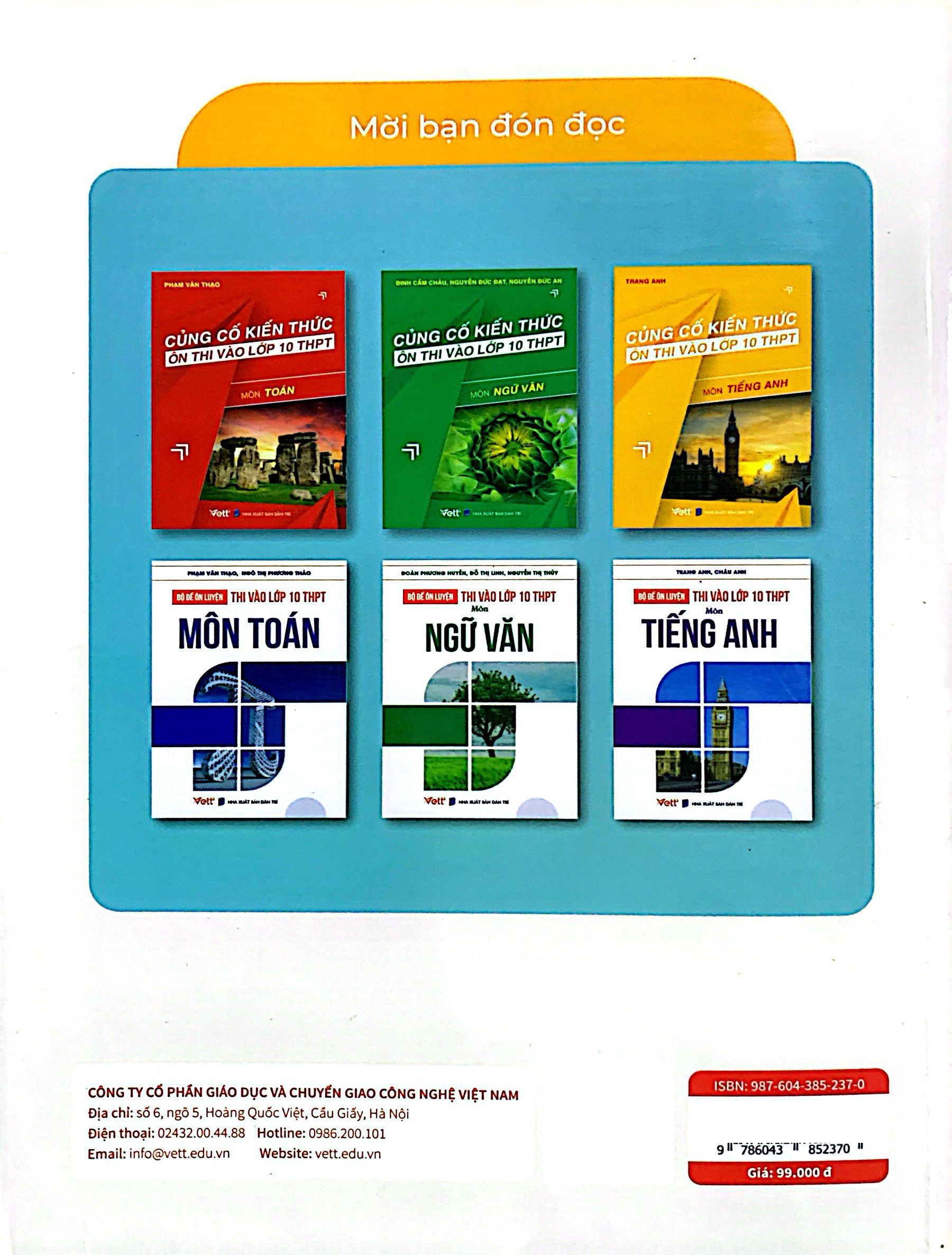 ôn thi vào lớp 10 thpt môn toán - bài thi trắc nghiệm