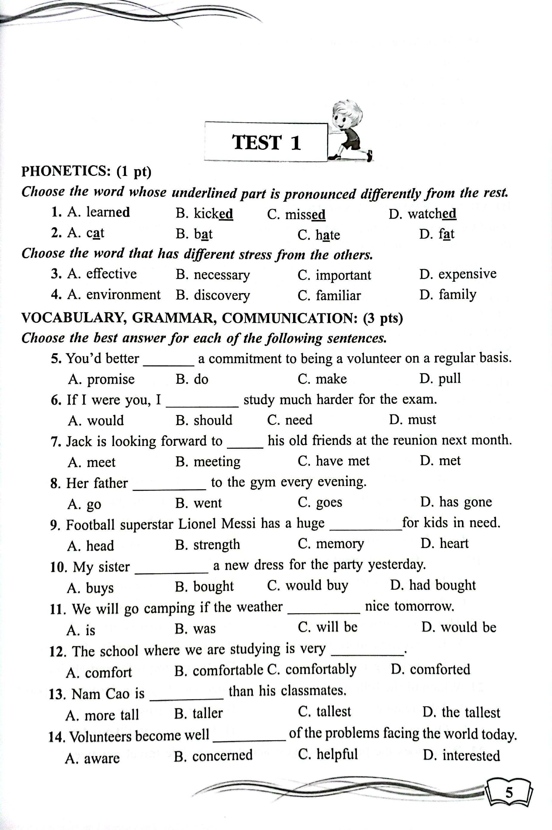 ôn tiếng anh 9 - tăng tốc về đích - tuyển sinh vào lớp 10