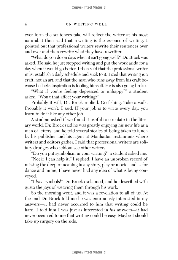 on writing well