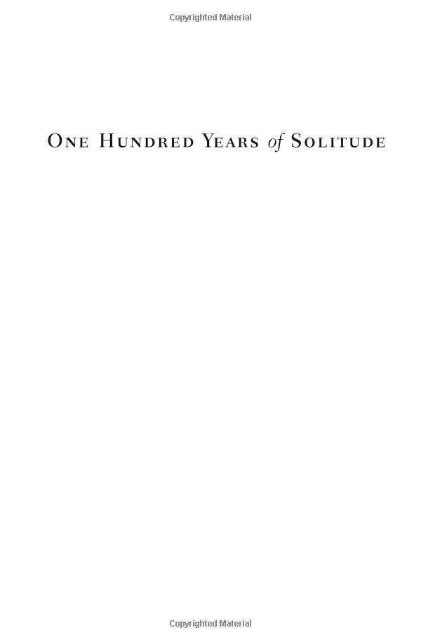 one hundred years of solitude (harper perennial modern classics)