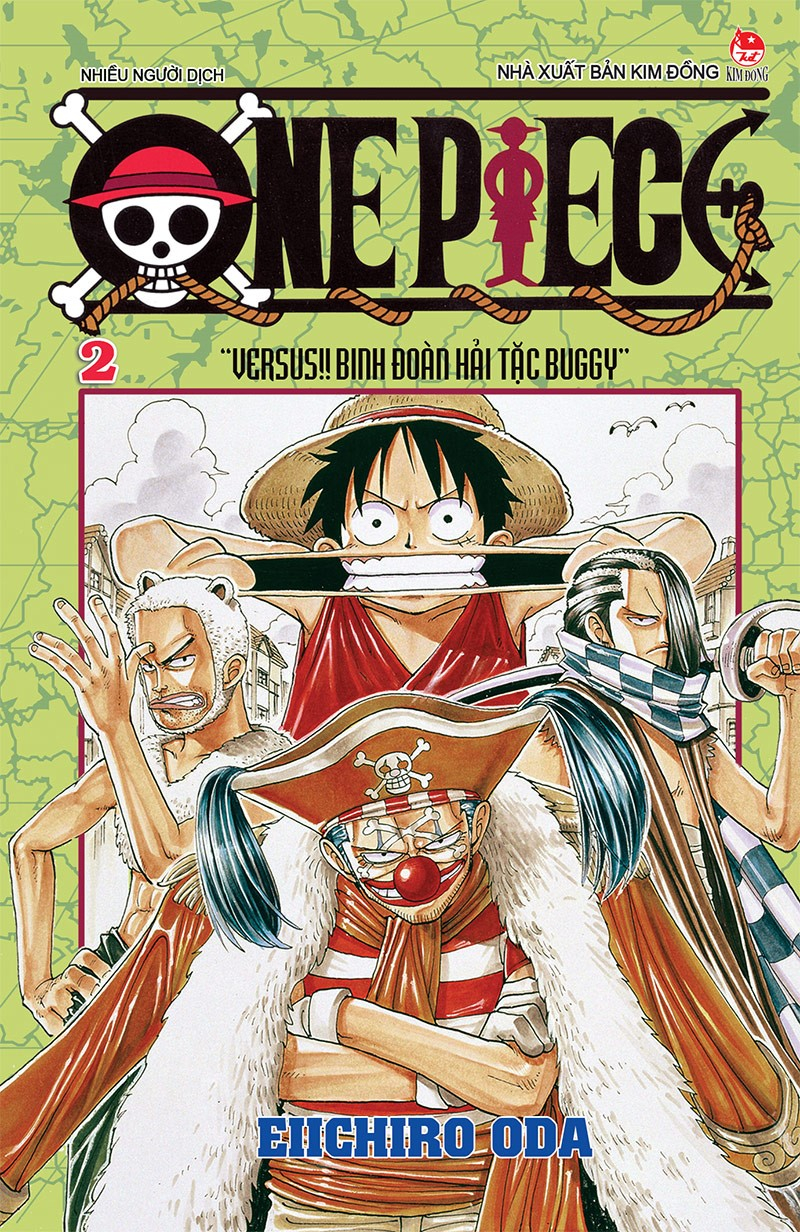 one piece - tập 2 - versus!! binh đoàn hải tặc buggy (tái bản 2025)