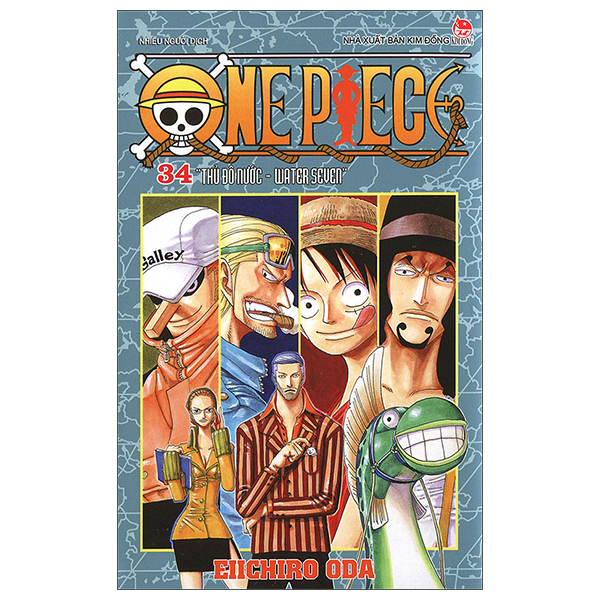 one piece - tập 34 - thủ đô nước - water seven (tái bản 2025)