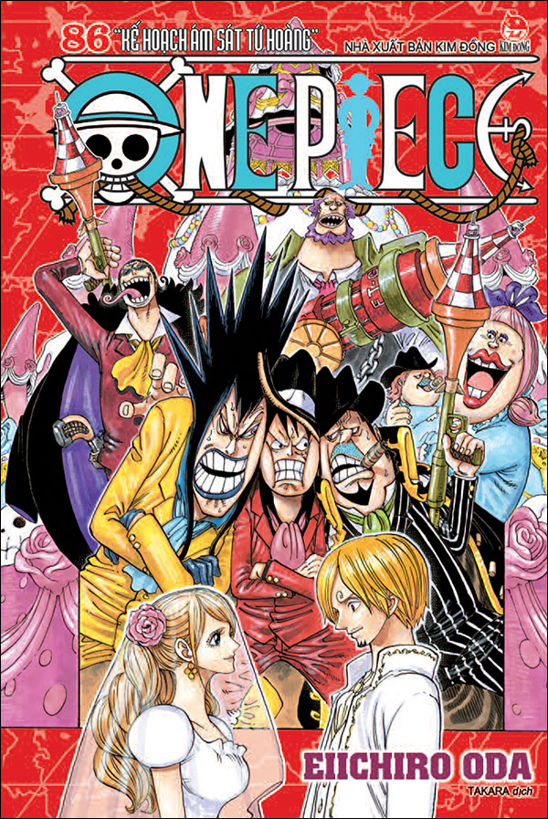 one piece - tập 86 - kế hoạch ám sát tứ hoàng (tái bản 2025)