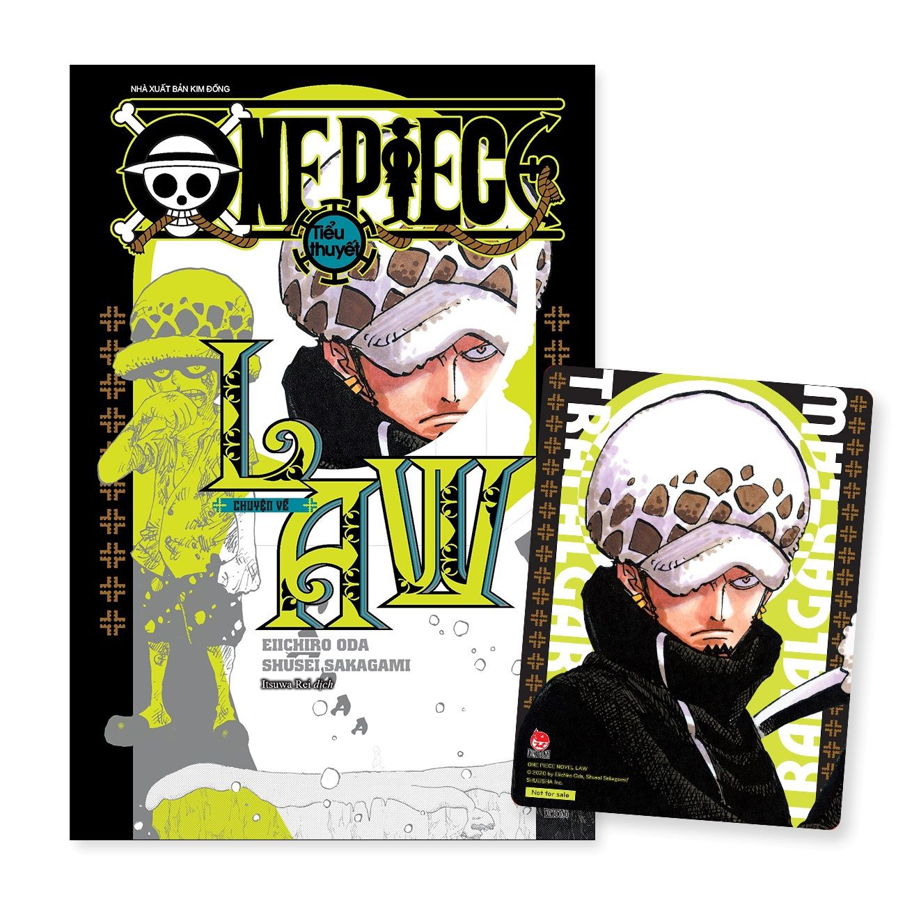 one piece - tiểu thuyết - chuyện về law - tặng kèm pvc card