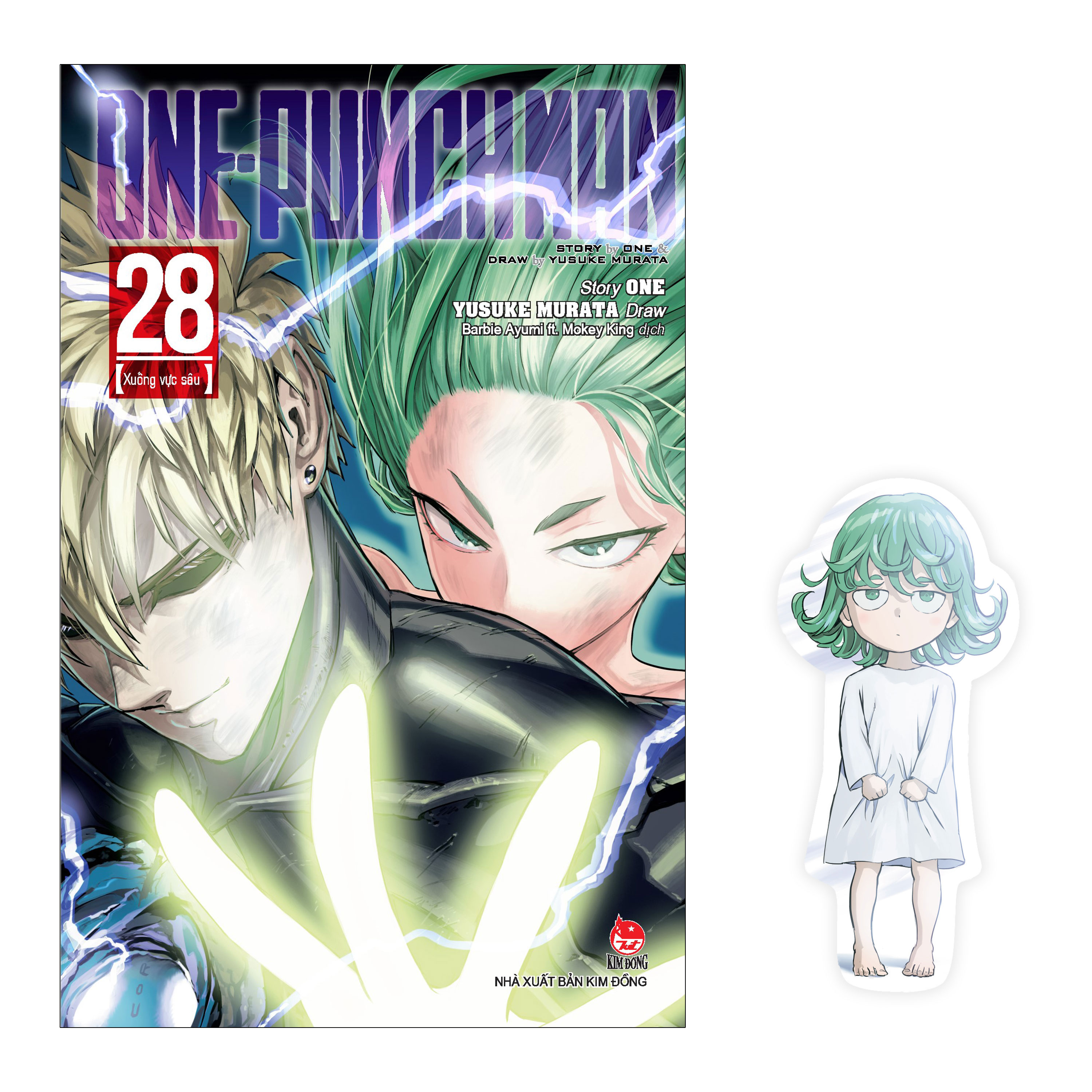 one-punch man - tập 28 - xuống vực sâu - tặng kèm bookmark