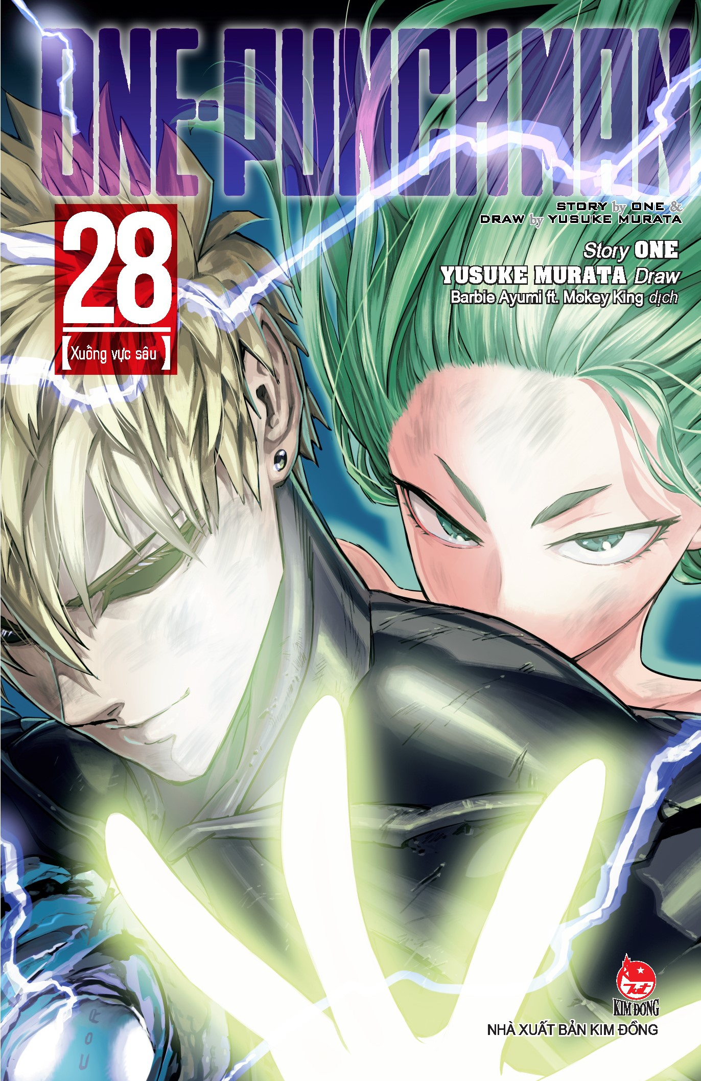 one-punch man - tập 28 - xuống vực sâu - tặng kèm bookmark