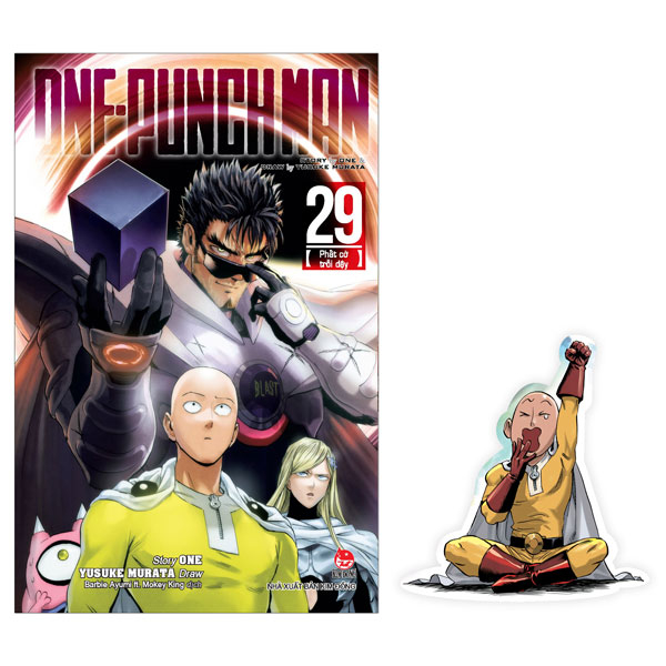 one-punch man - tập 29 - phất cờ trỗi dậy - tặng kèm bookmark