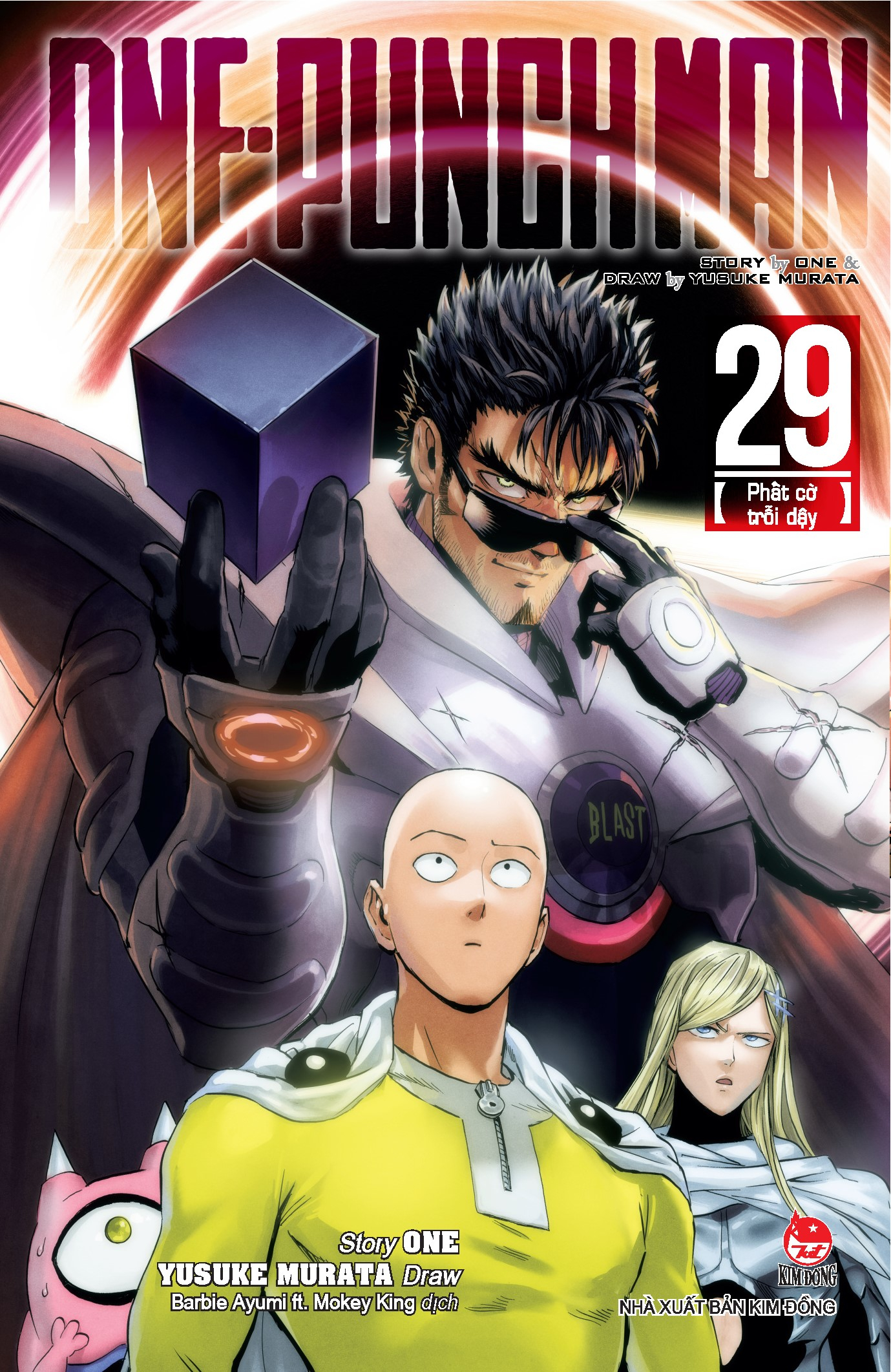 one-punch man - tập 29 - phất cờ trỗi dậy - tặng kèm bookmark